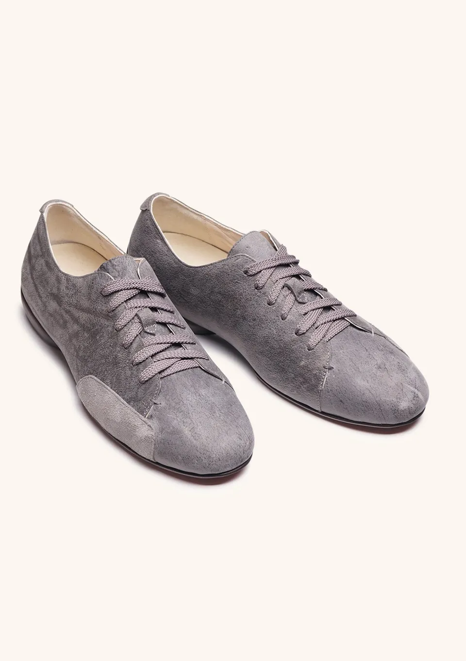 Stefano Bemer Derbies Driving Derby scarpe derby grigio kudu