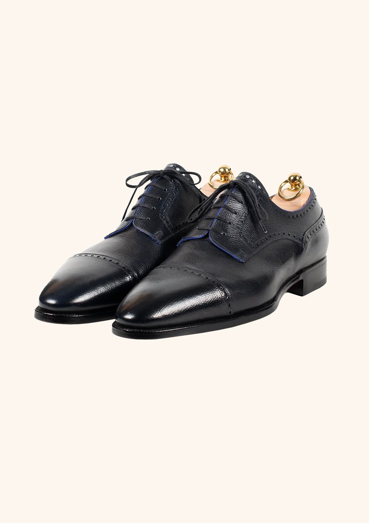 Stefano Bemer Derbies C5320 scarpe derby blu 44.5