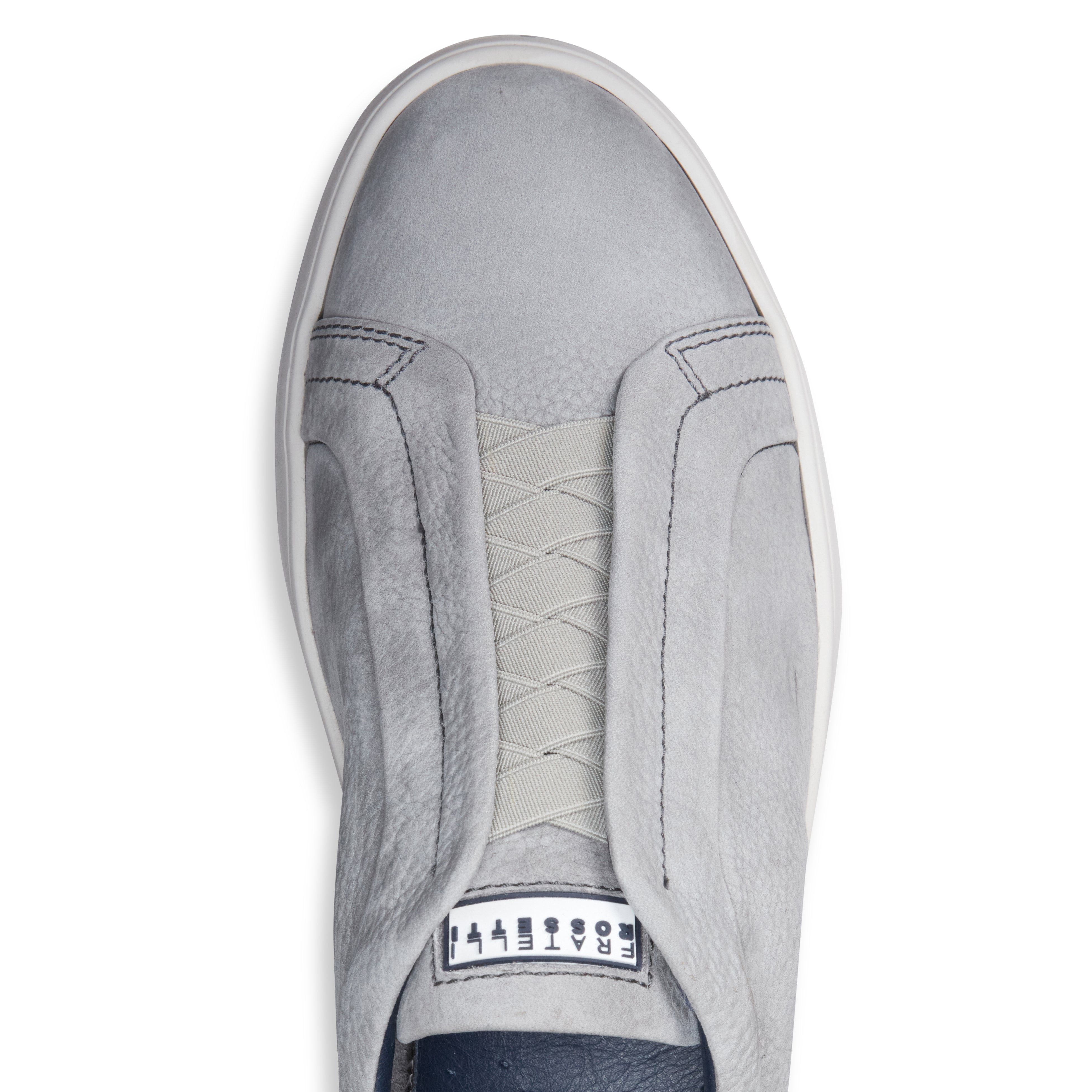 F.lli Rossetti 47114 Sneaker Nabuk Uomo Grigio Slipper