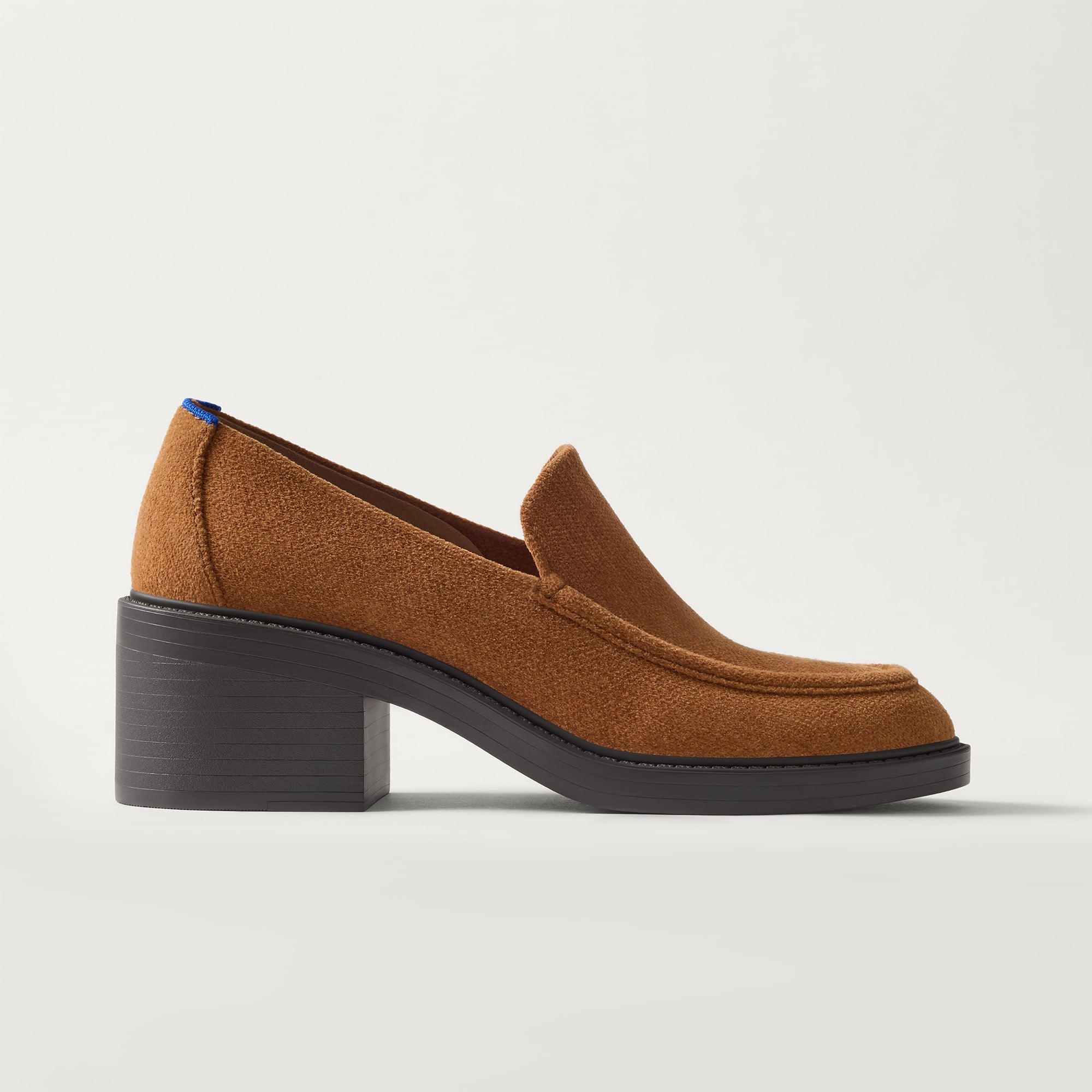 Rothy's The Block Heel Loafer scarpe tacco Caramel