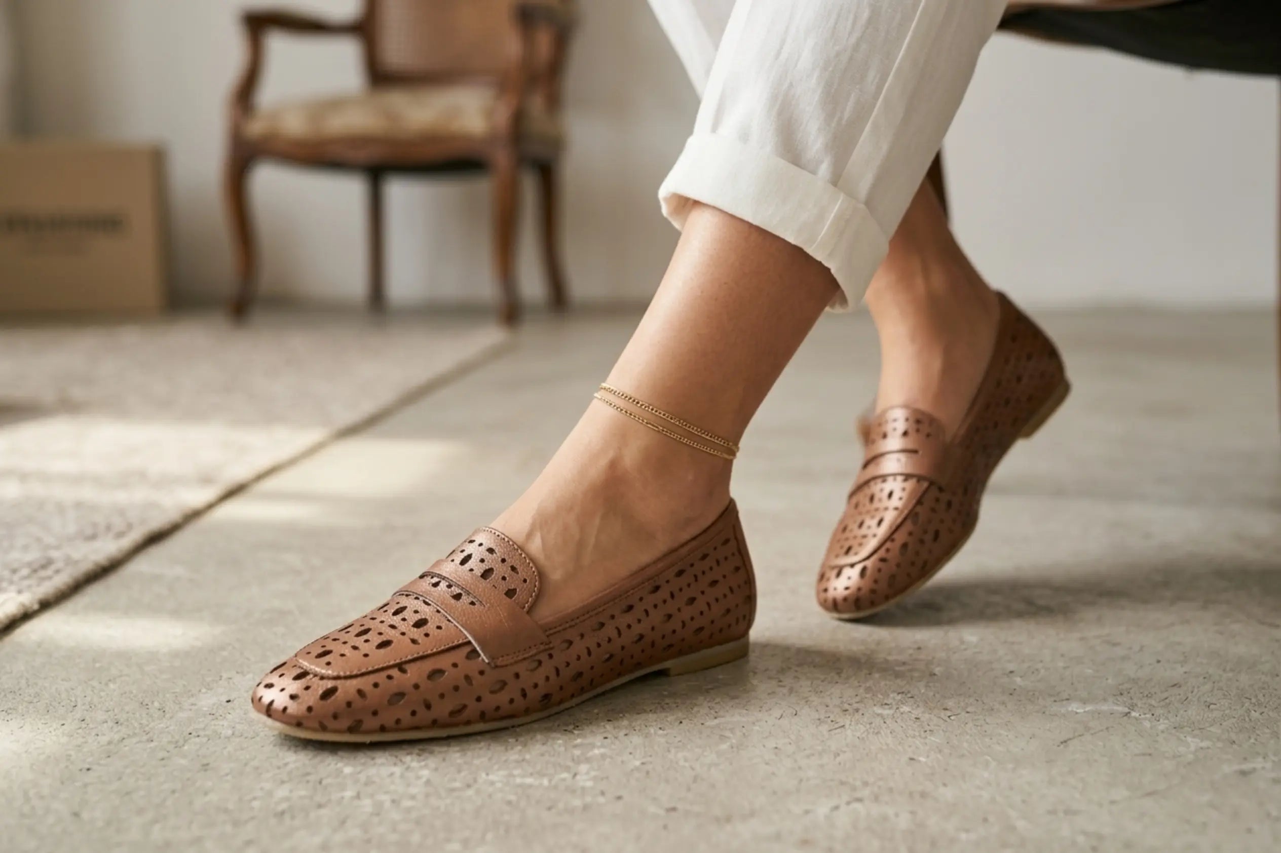 Sandro Barbera & Figli Ambra 11 mocassino donna cuoio nappa