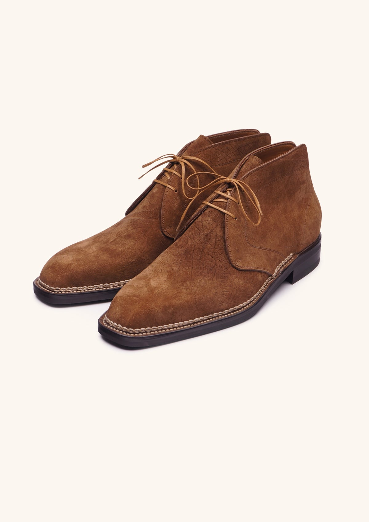 Stefano Bemer Boots C7234V1 stivali chukka cuoio ippopotamo