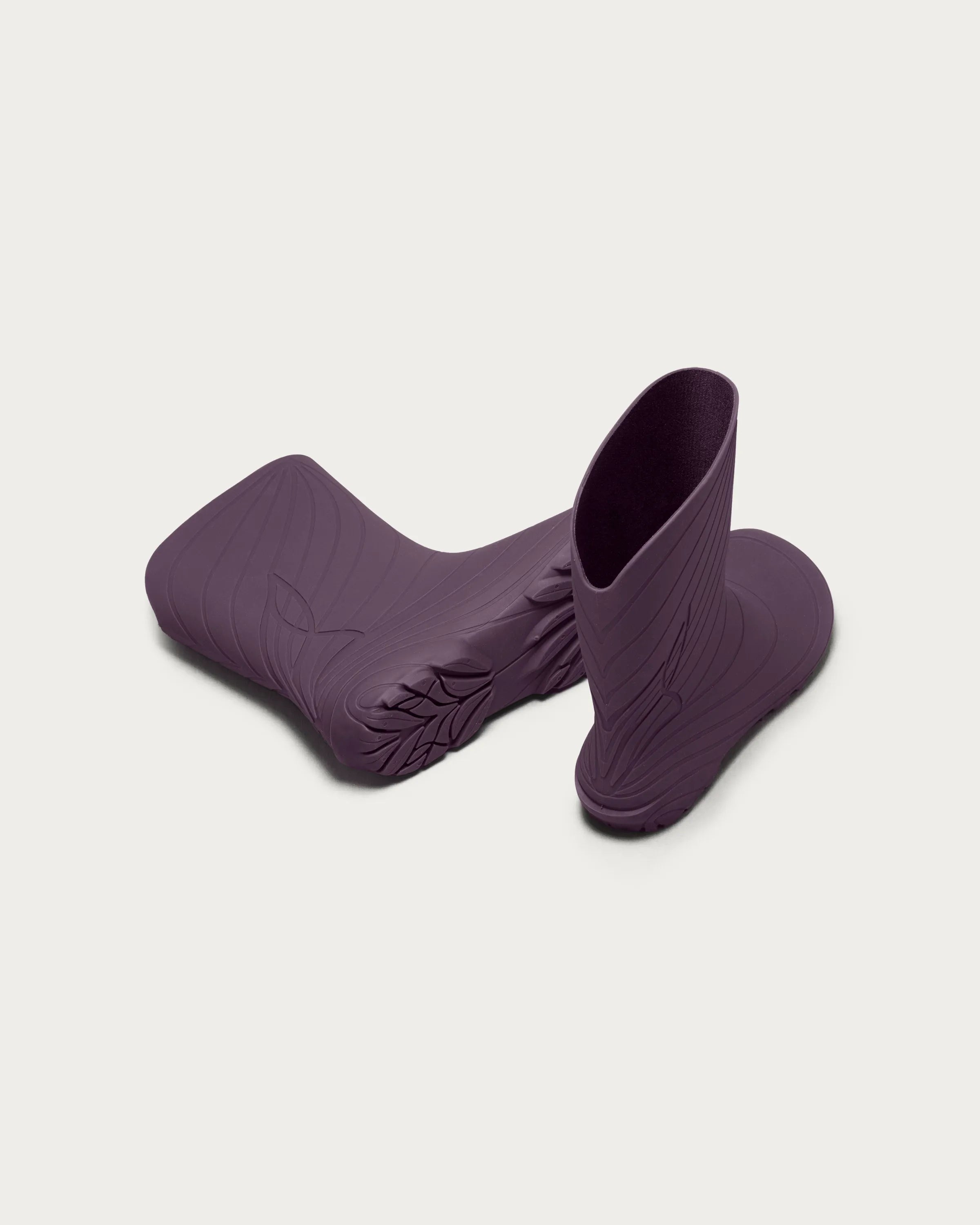 Wildling Shoes Ranidae plum stivali pioggia vegan viola EU 40