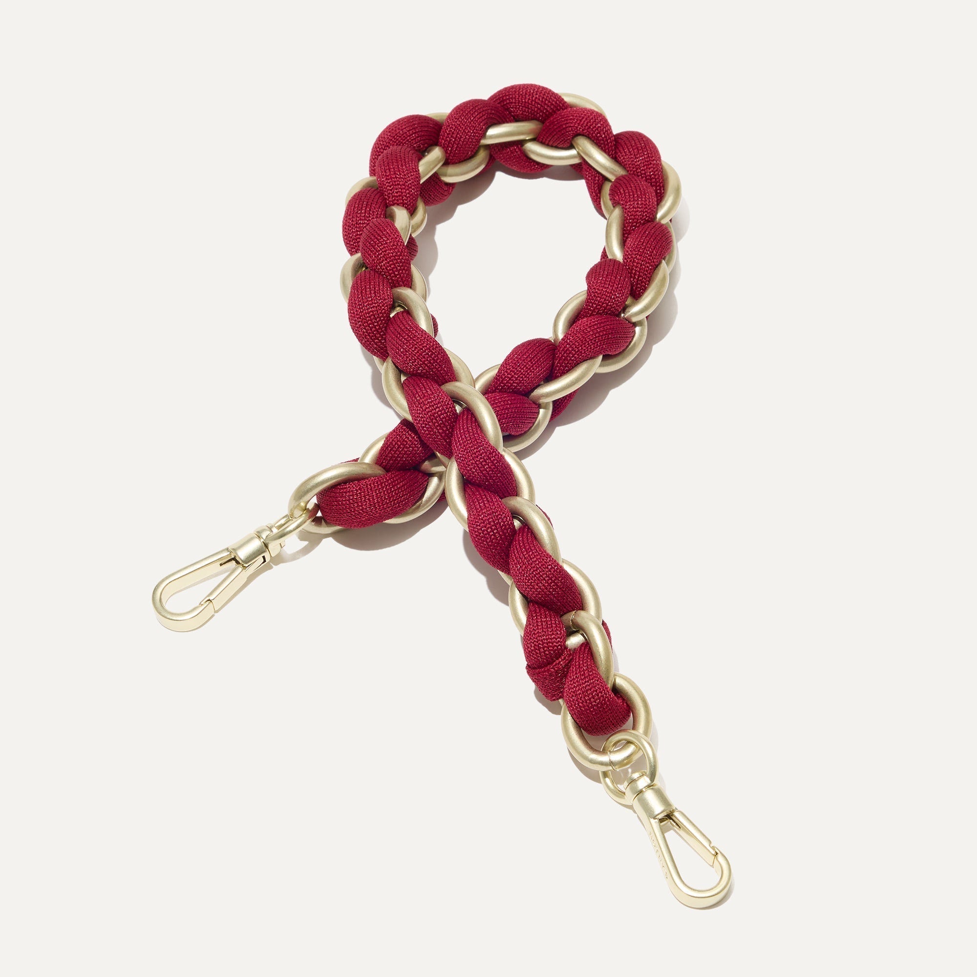 Rothy's The Shoulder Strap tracolla Cranberry Chain bordeaux