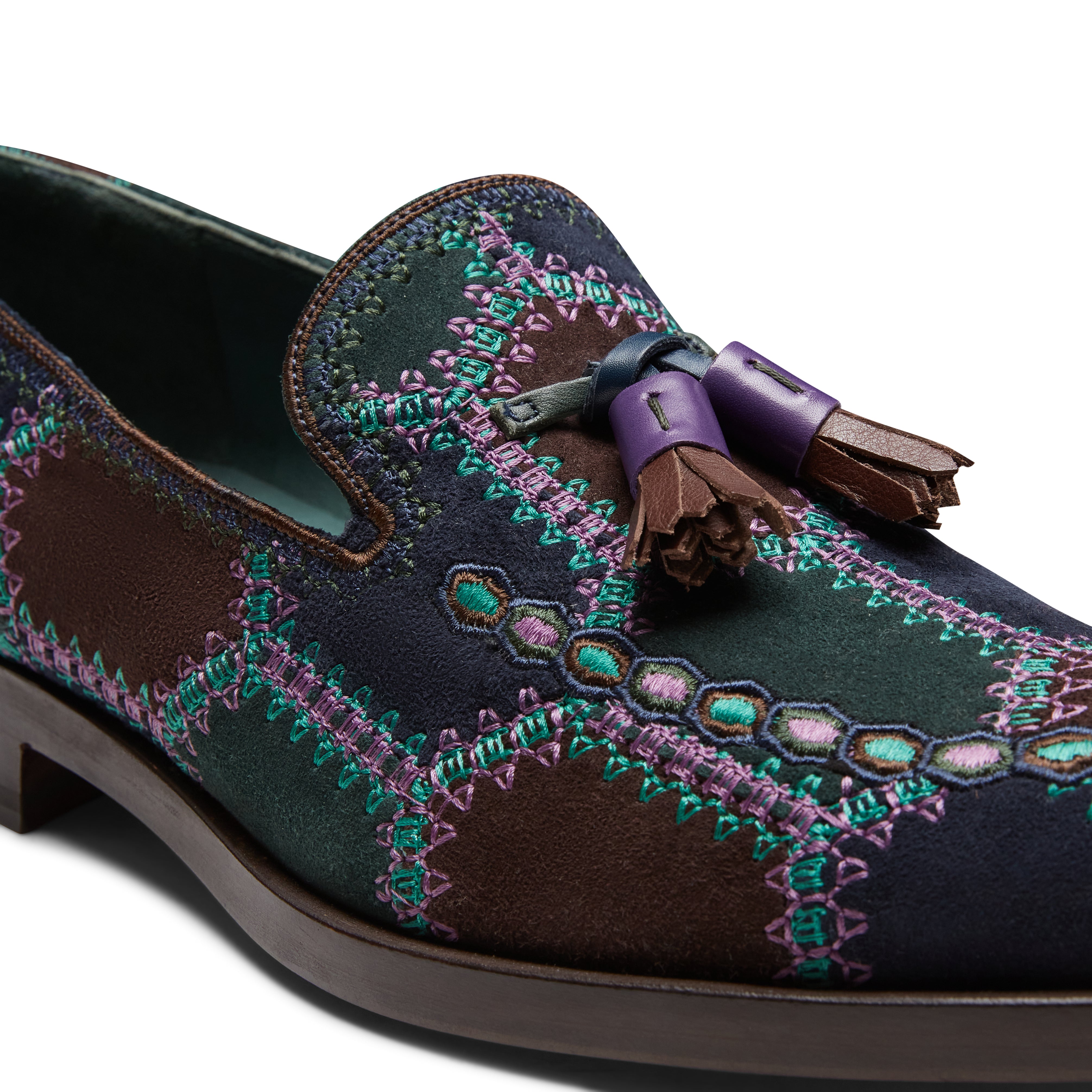 F.lli Rossetti Brera 15097 Mocassino Suede Bottiglia Uomo