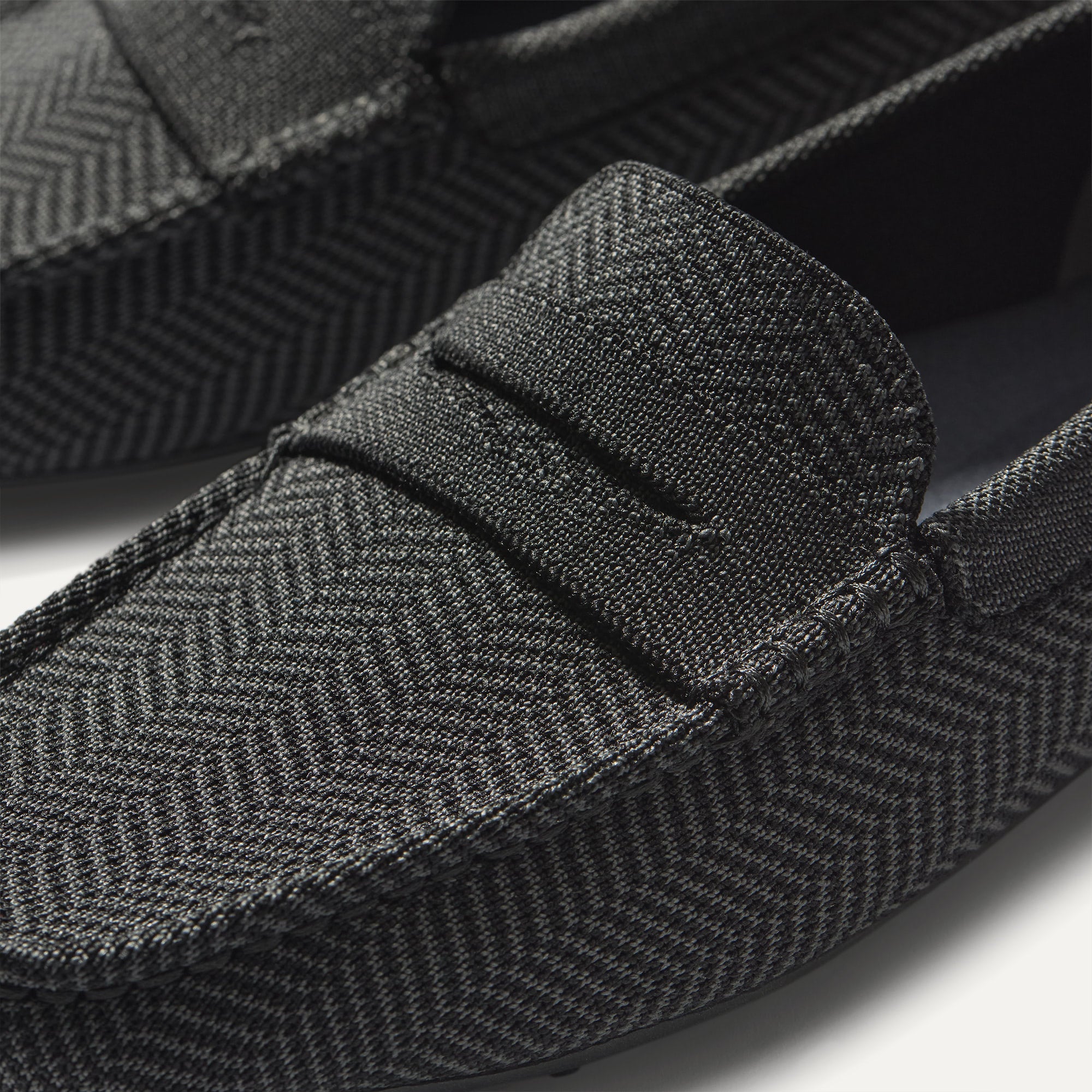Rothy's The Men's Driver mocassino Carbon Herringbone knit