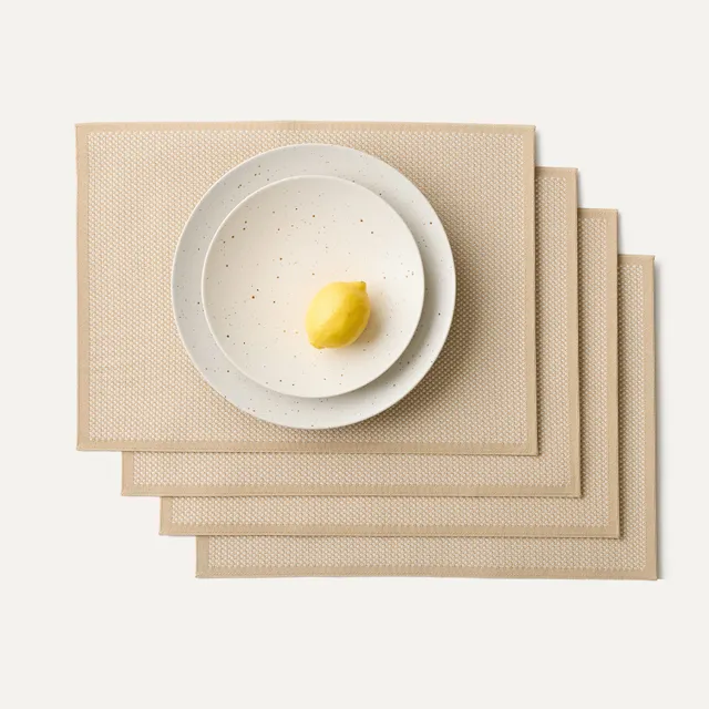Rothy's The Placemat Tovagliette Set 4 Almond Lavabili