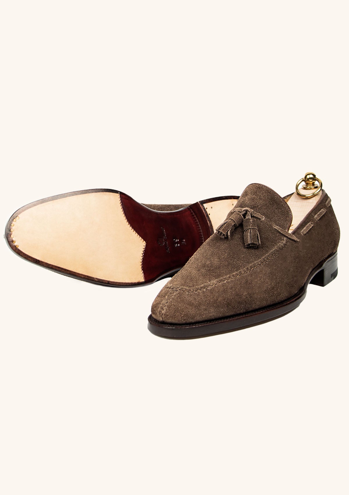 Stefano Bemer Loafers C1210 mocassini oliva camoscio
