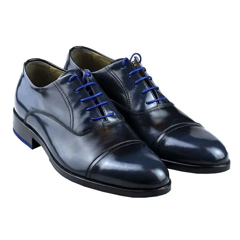 Sandro Barbera 1064 francesina uomo blu pelle