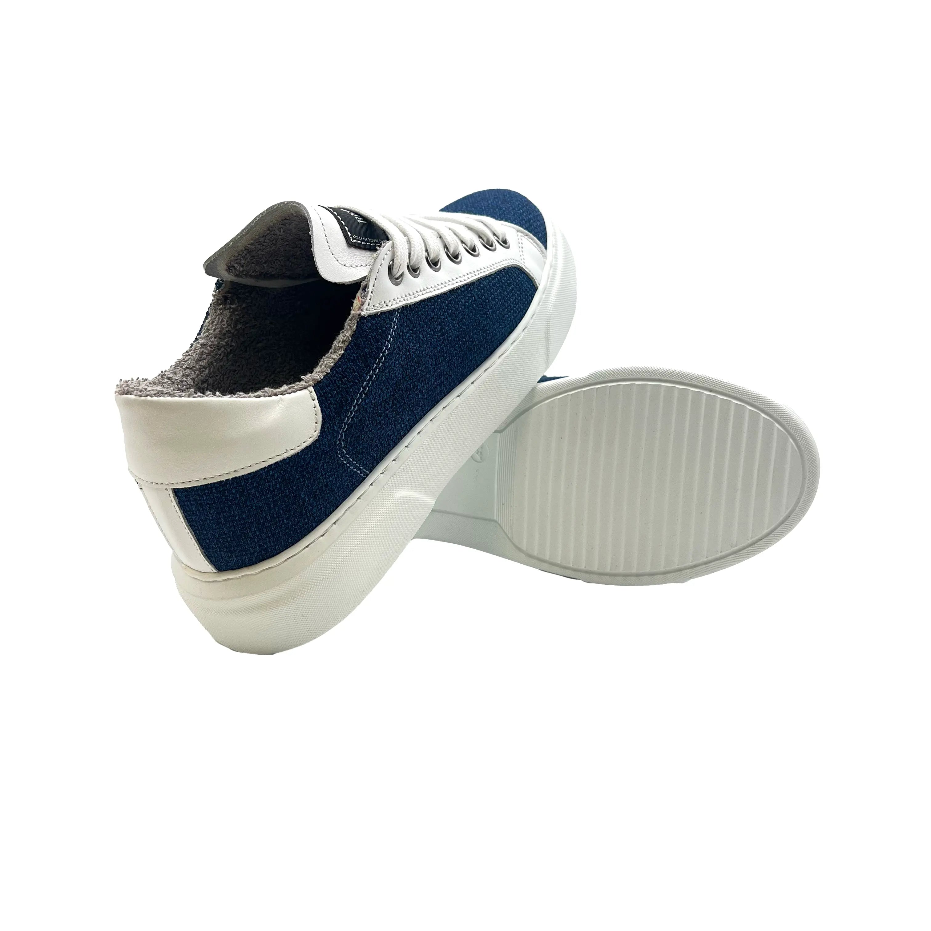 Sandro Barbera Wooly Jumper Sky Sneakers Donna biancoblu lana
