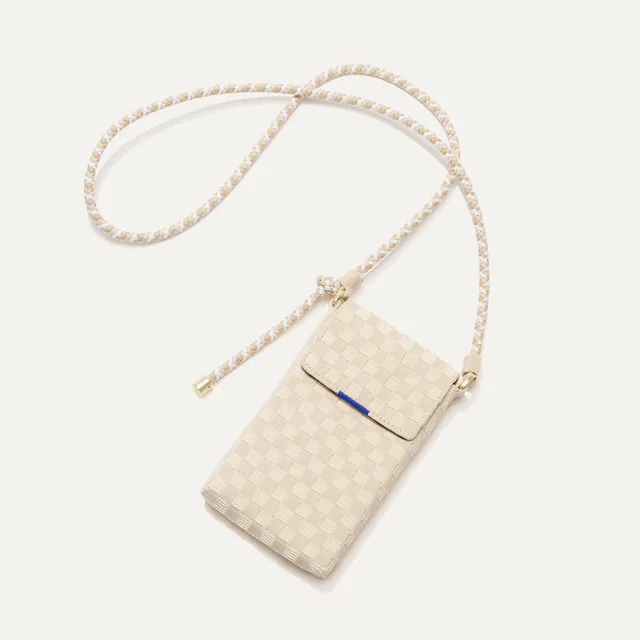 Rothy's The Phone Crossbody borsa a tracolla White Sand avorio