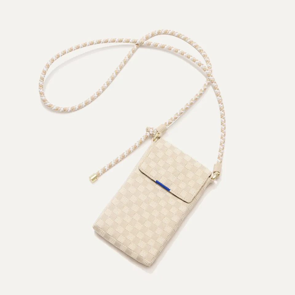 Rothy's The Phone Crossbody borsa a tracolla White Sand avorio