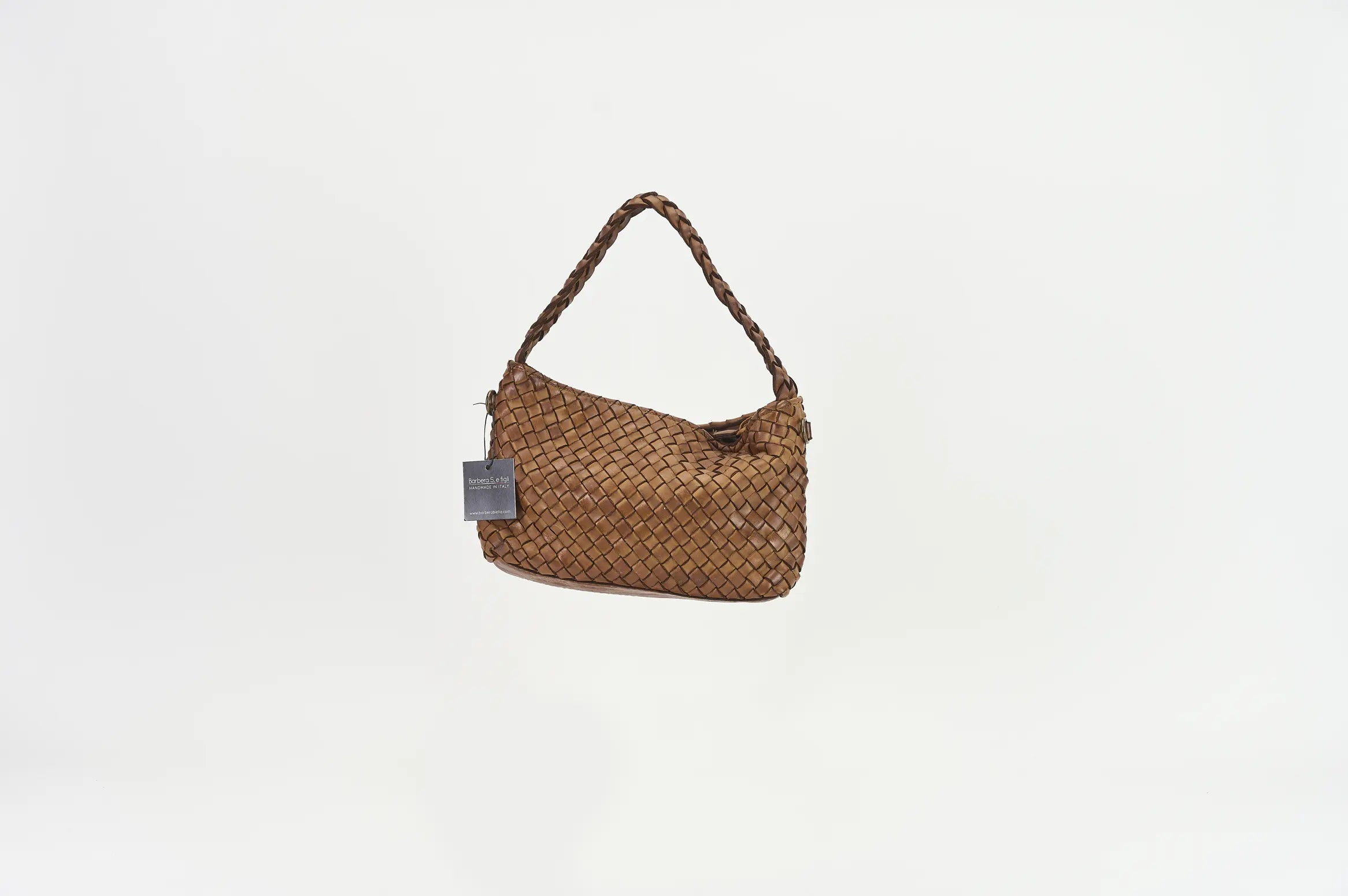 Sandro Barbera Borse 2036 borsa intreccio cuoio pelle