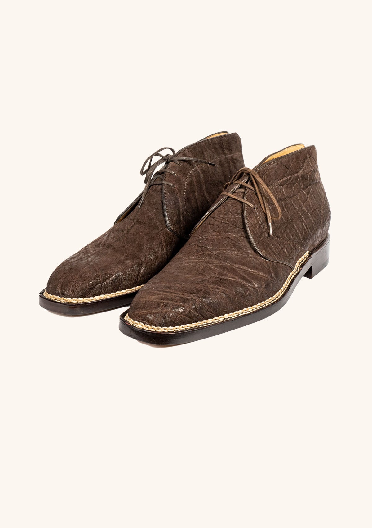 Stefano Bemer Boots Chukka Elefante Marrone C7234