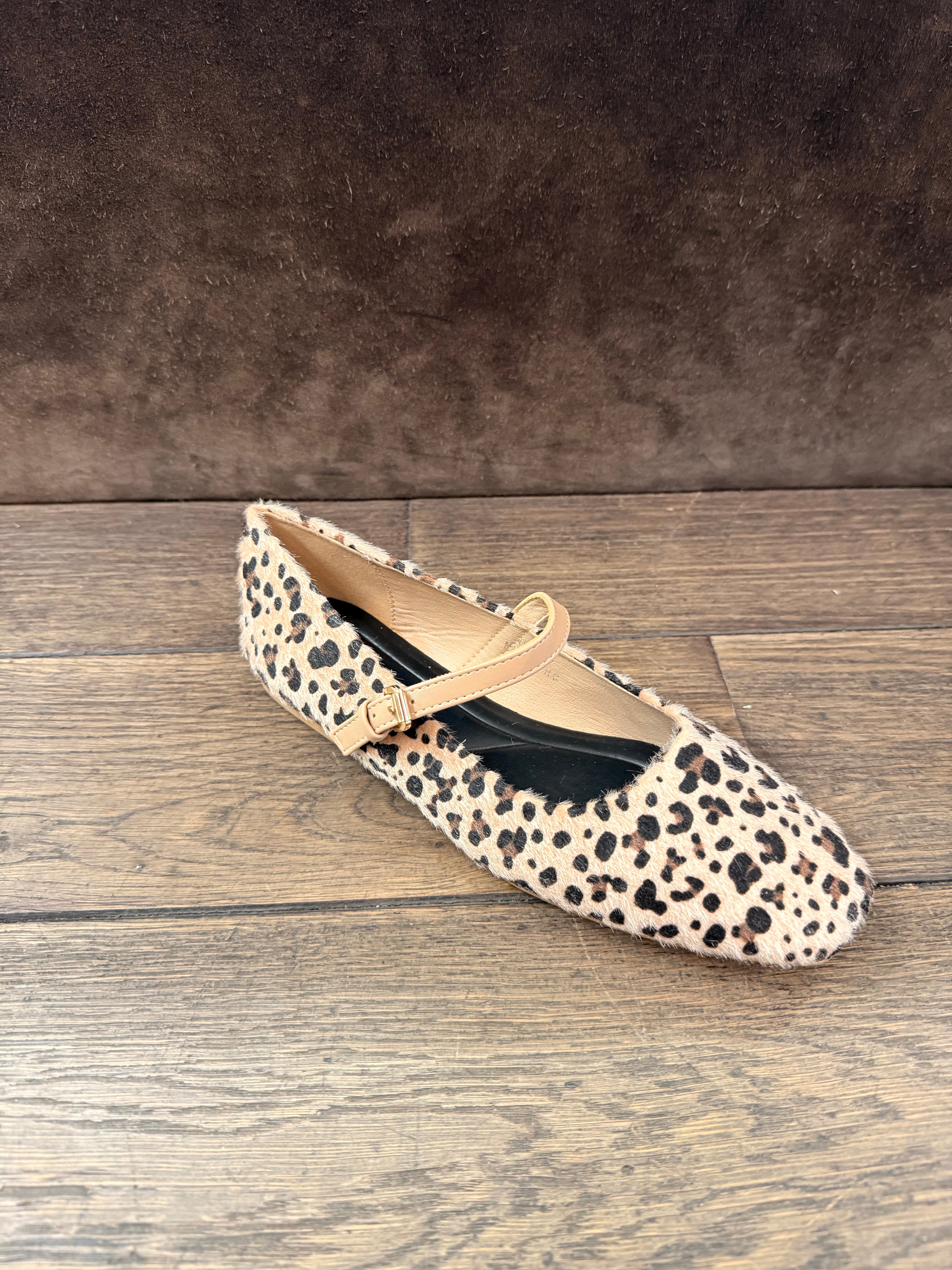 Linea Elle Leo ballerine donna animalier sottopiede imbottito