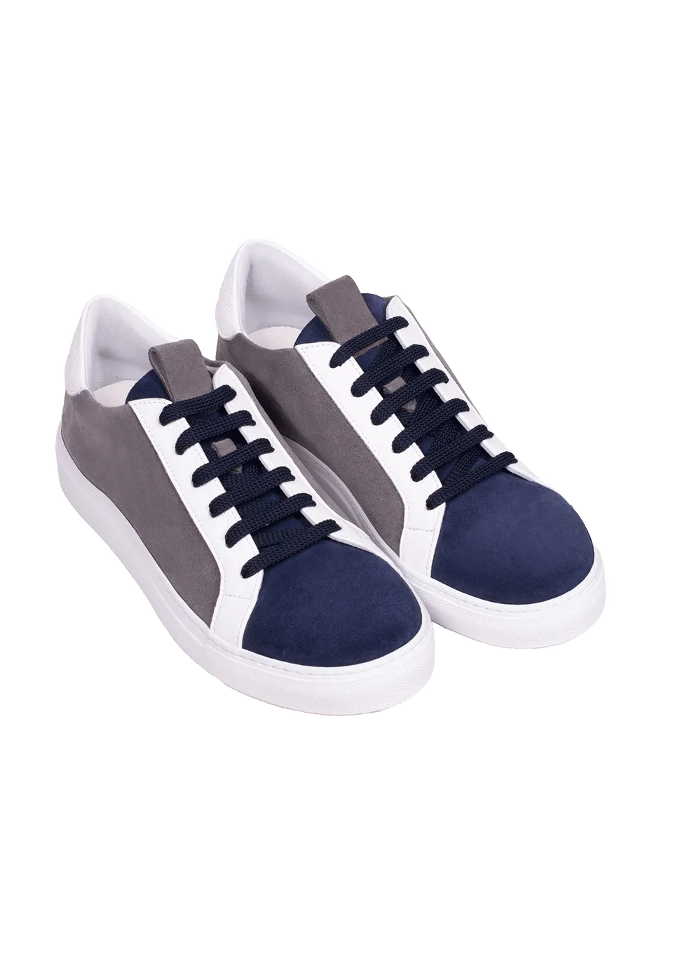 Stefano Bemer Sneakers Modello3 sneakers kudu grigio blu