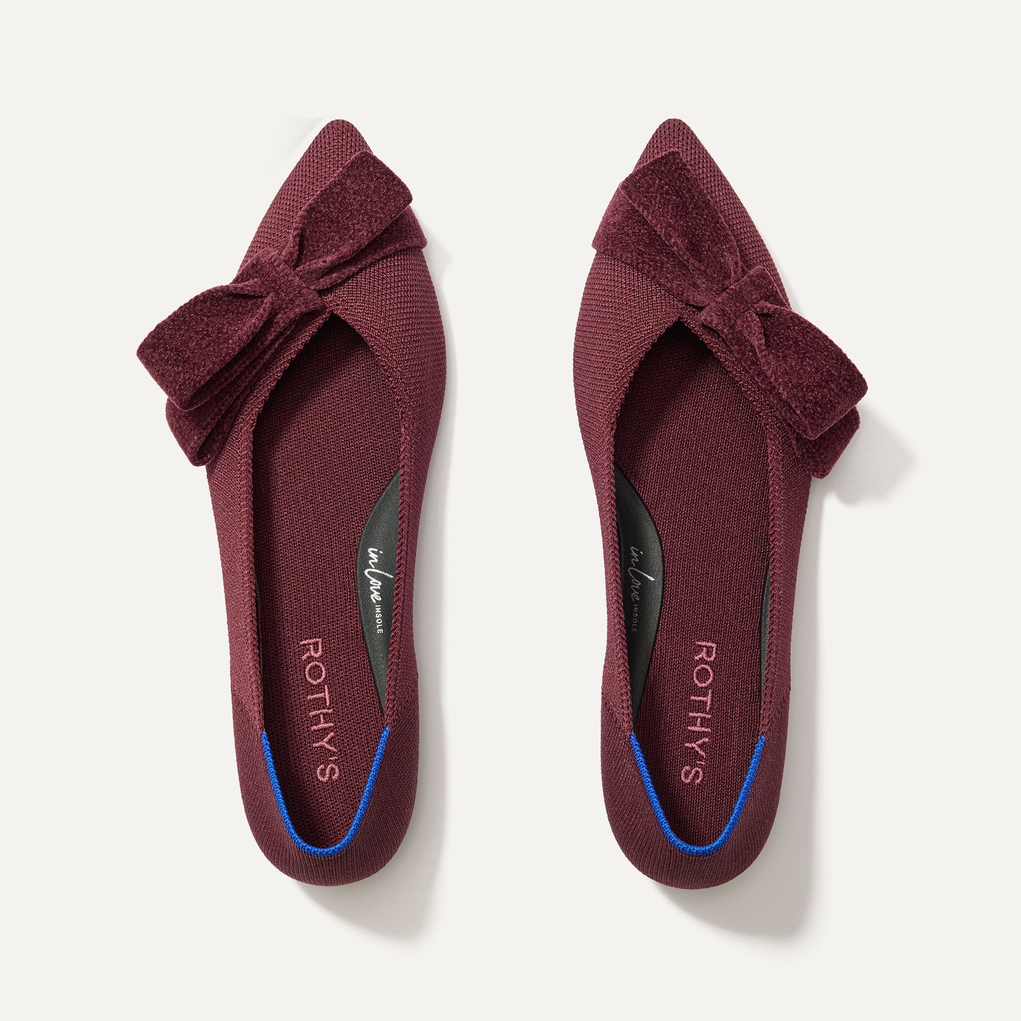 Rothy's Bow Point II ballerine Siren punta fiocco