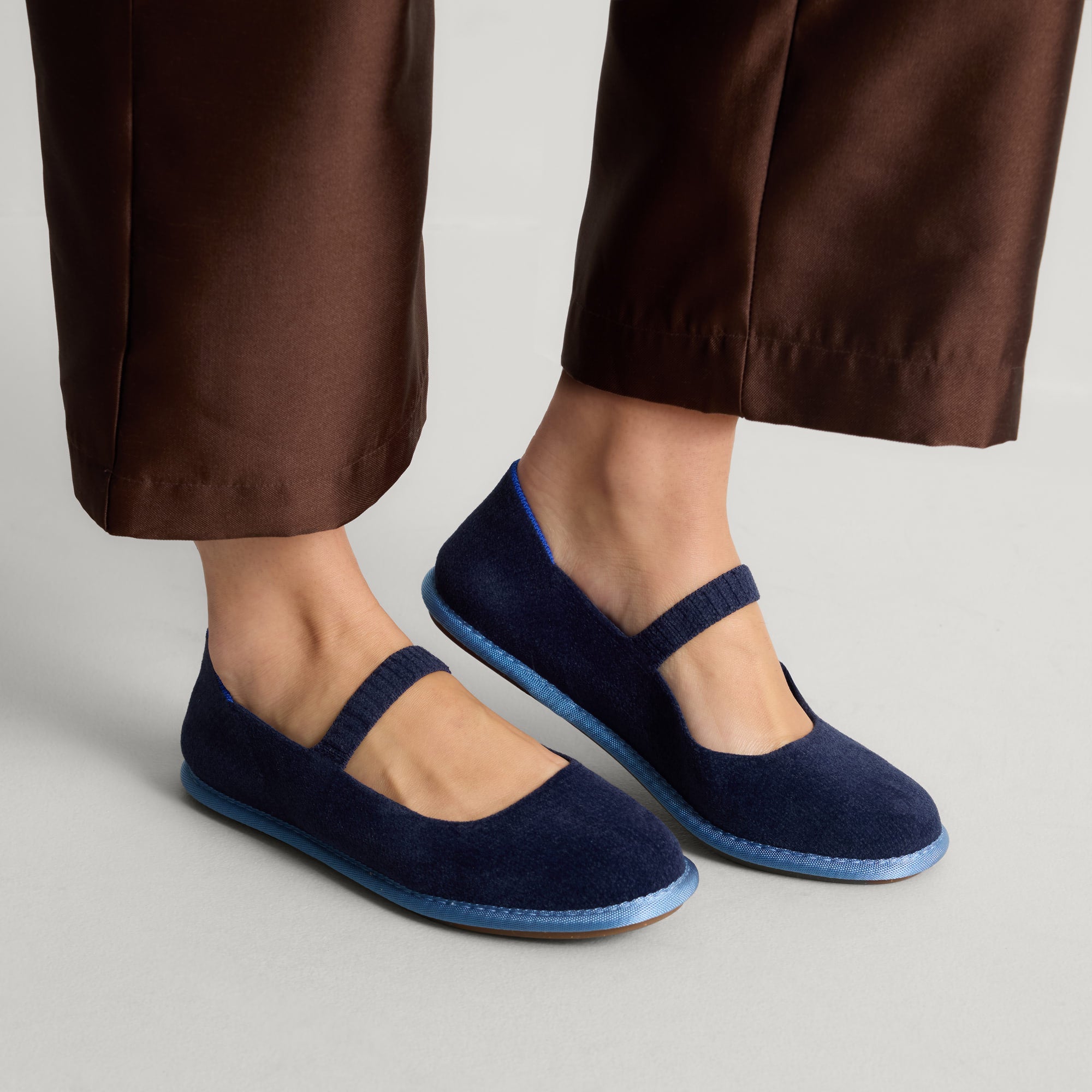 Rothy's The Cruiser Mary Jane ballerine blu navy ReVelvet
