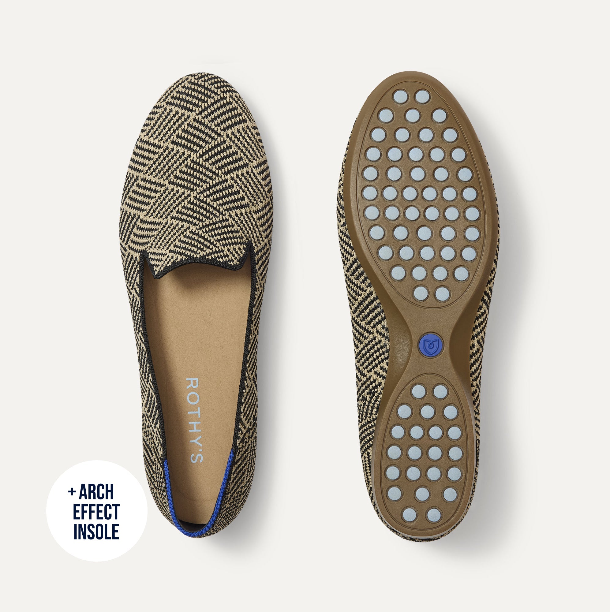 Rothy's The Daily Loafer mocassini Black Zig Zag neri
