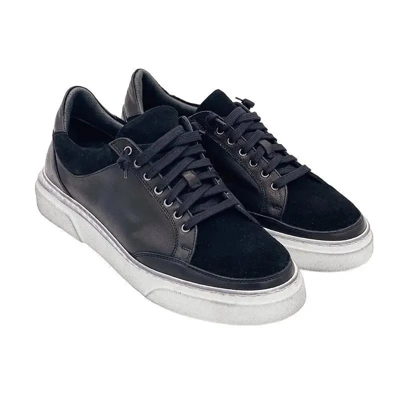Sandro Barbera Airing Maya sneaker uomo nero pelle camoscio 40