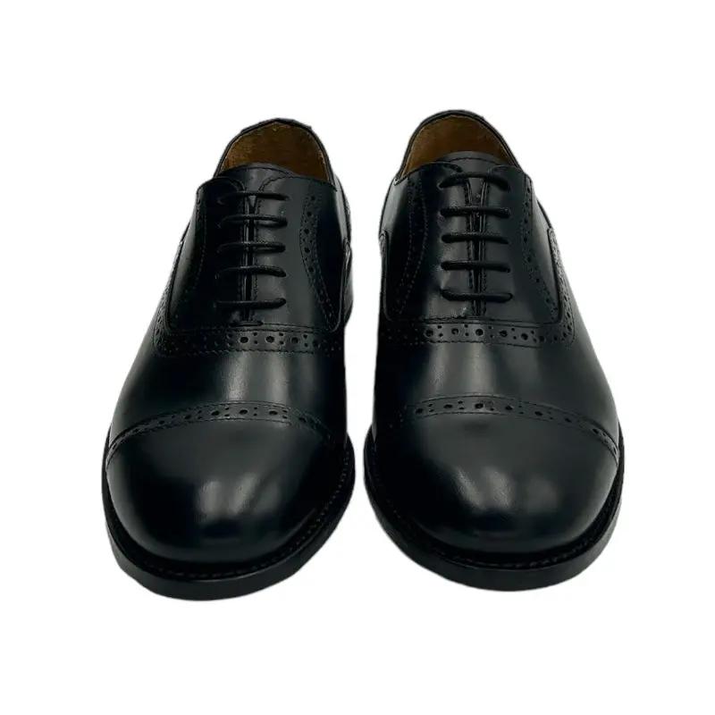 Sandro Barbera 44204 Oxford stringate uomo vitello nero