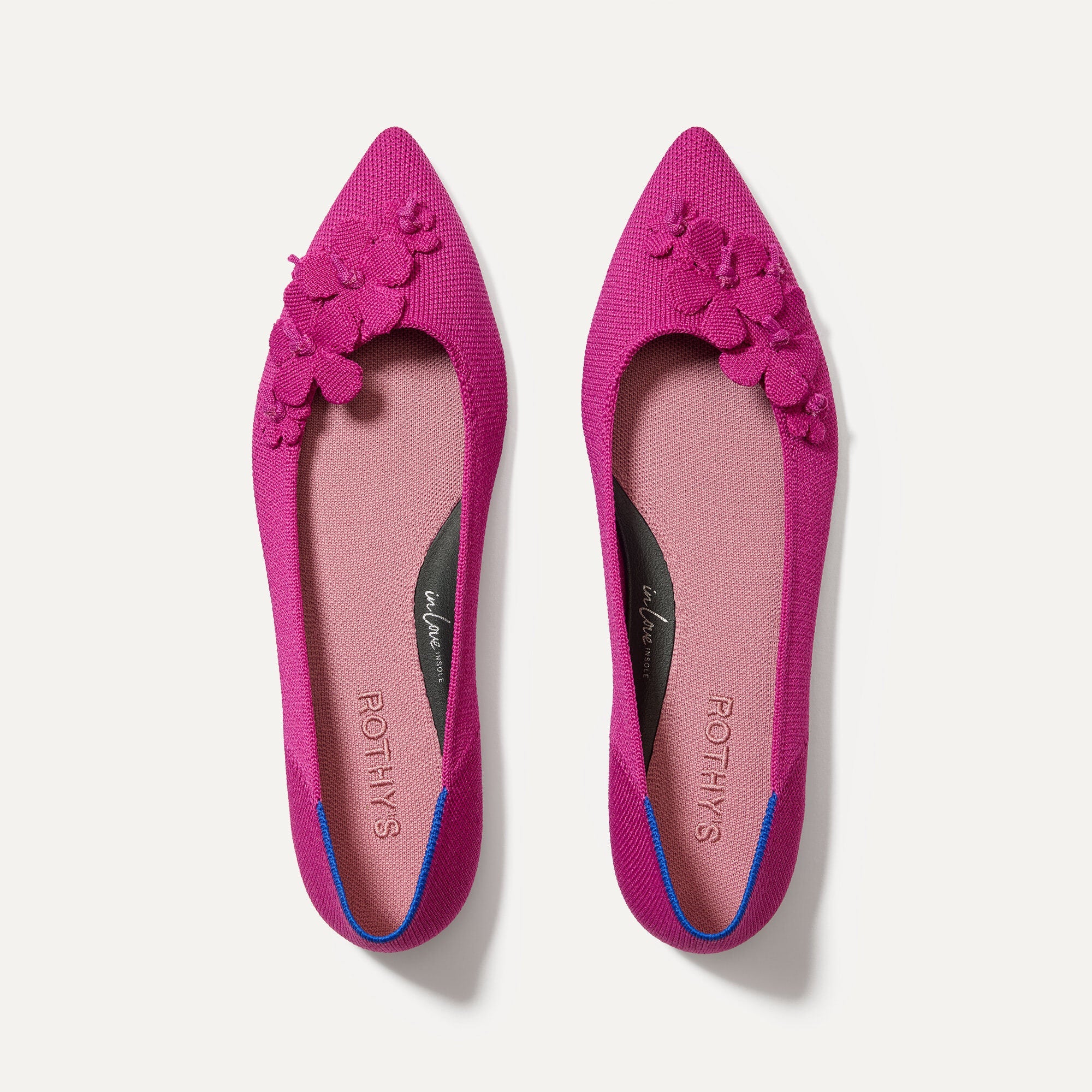 Rothy's The Petal Point II ballerine Nero punta a petalo