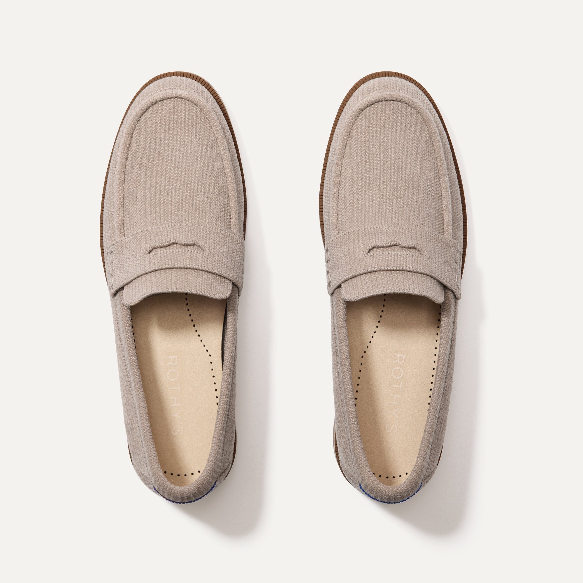 Rothy's The Penny Loafer mocassini donna ReVelvet Dove tortora