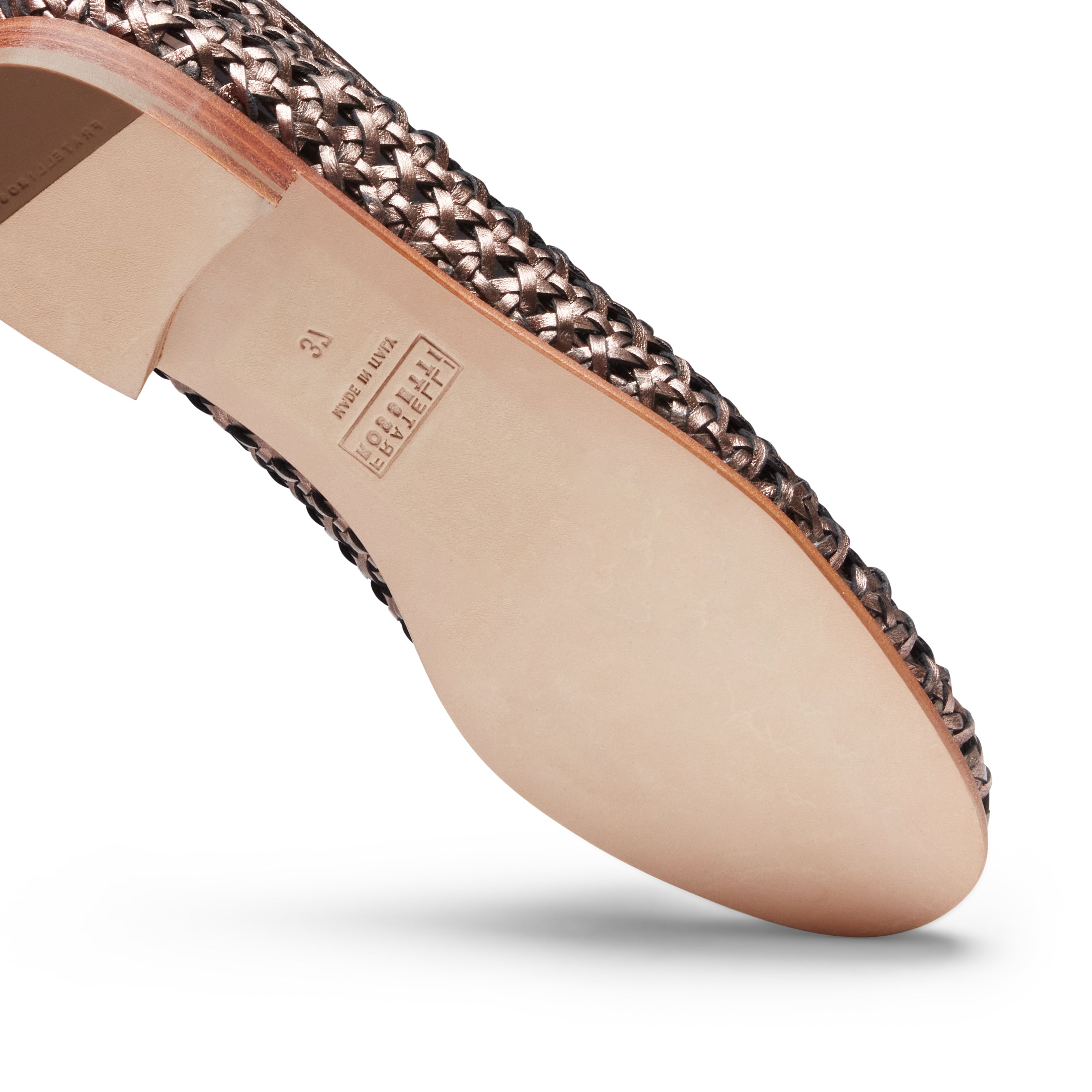 F.lli Rossetti Brera 66903 Mocassino Pelle Donna Bronzo Intreccio