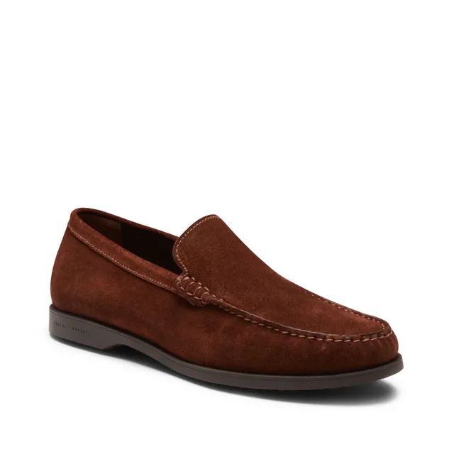 F.lli Rossetti Shoes mocassino 13302 suede castagna