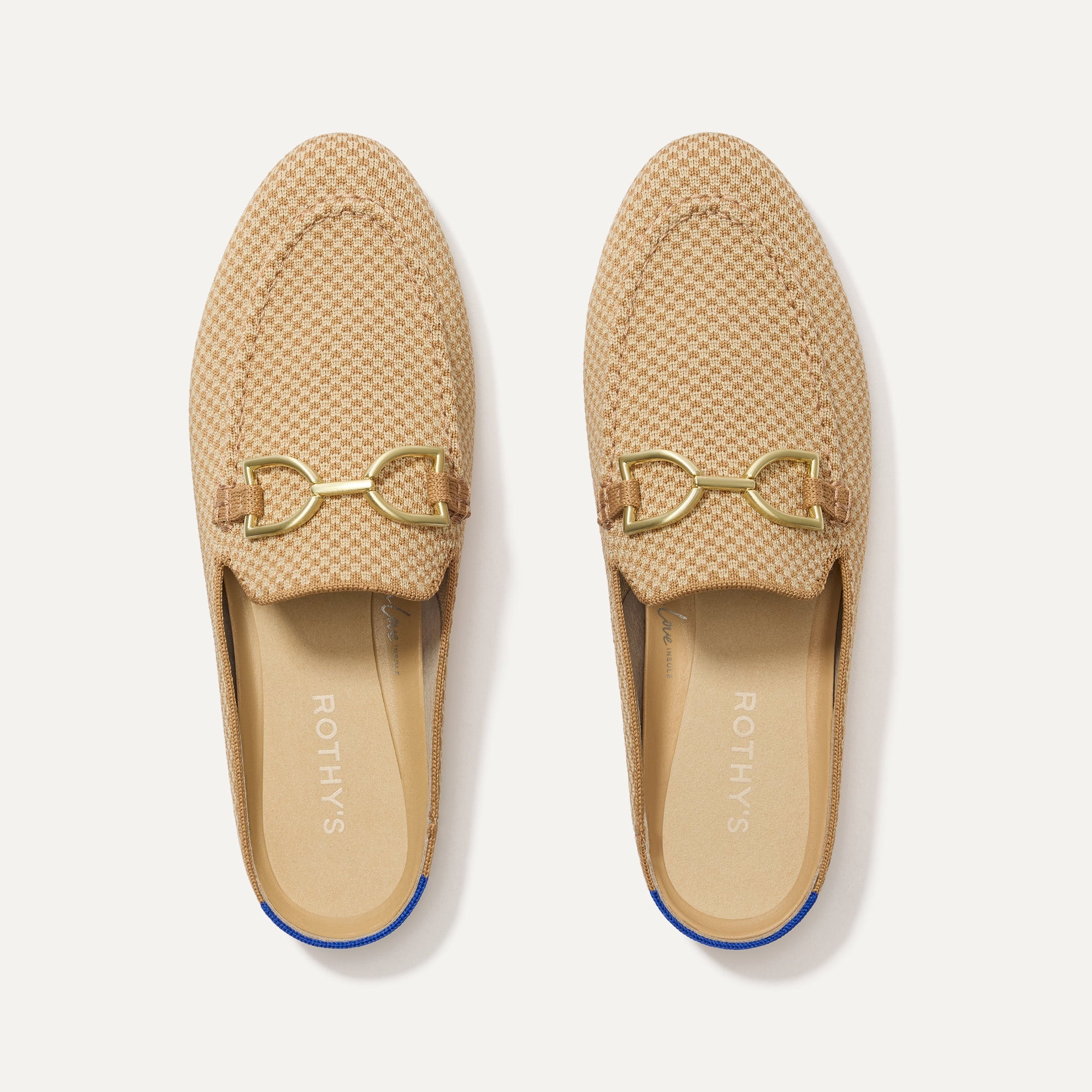 Rothy's Double Bit Loafer Mule sabot Desert Cat comodo