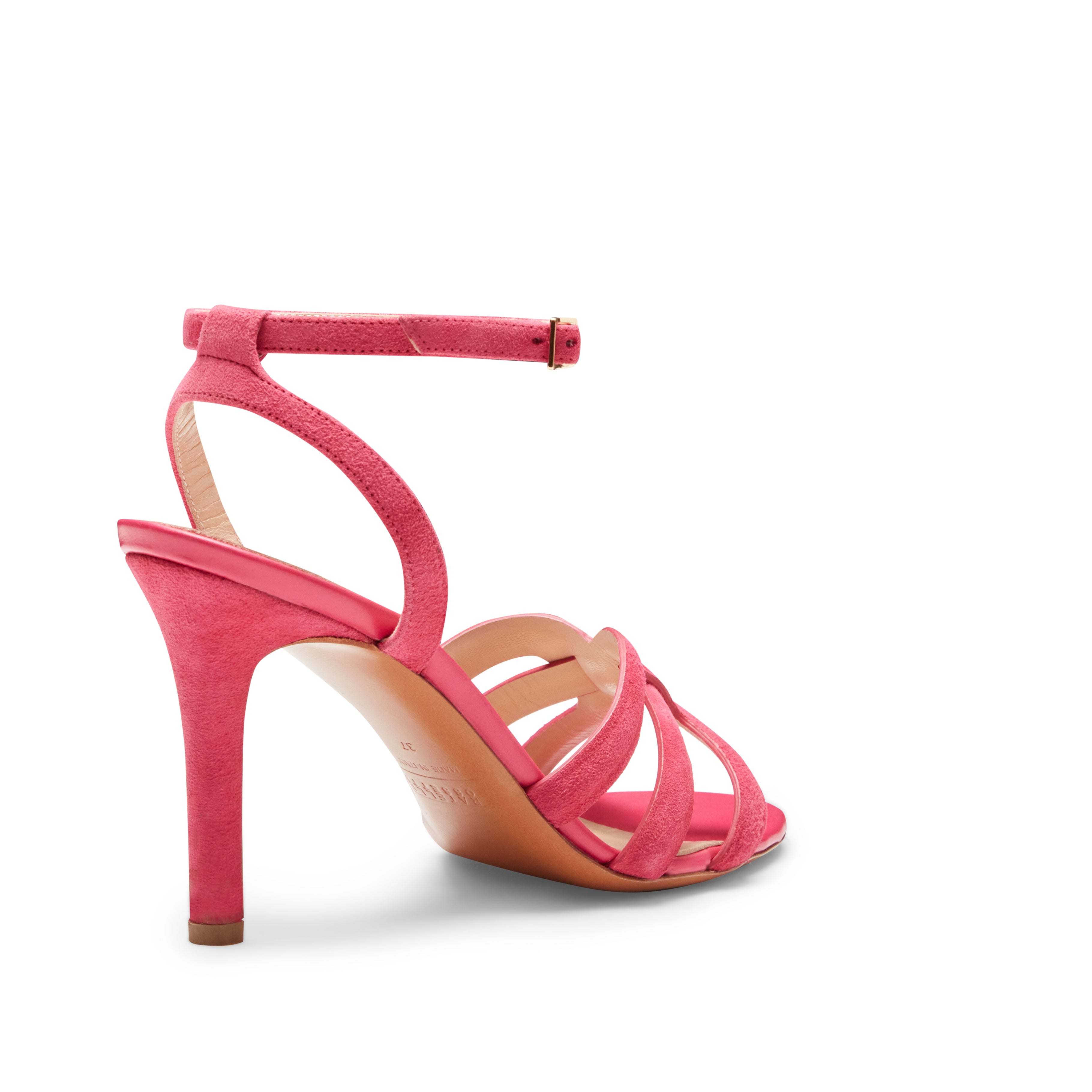 F.lli Rossetti 68213 Sandalo Suede Fuxia Tacco 90