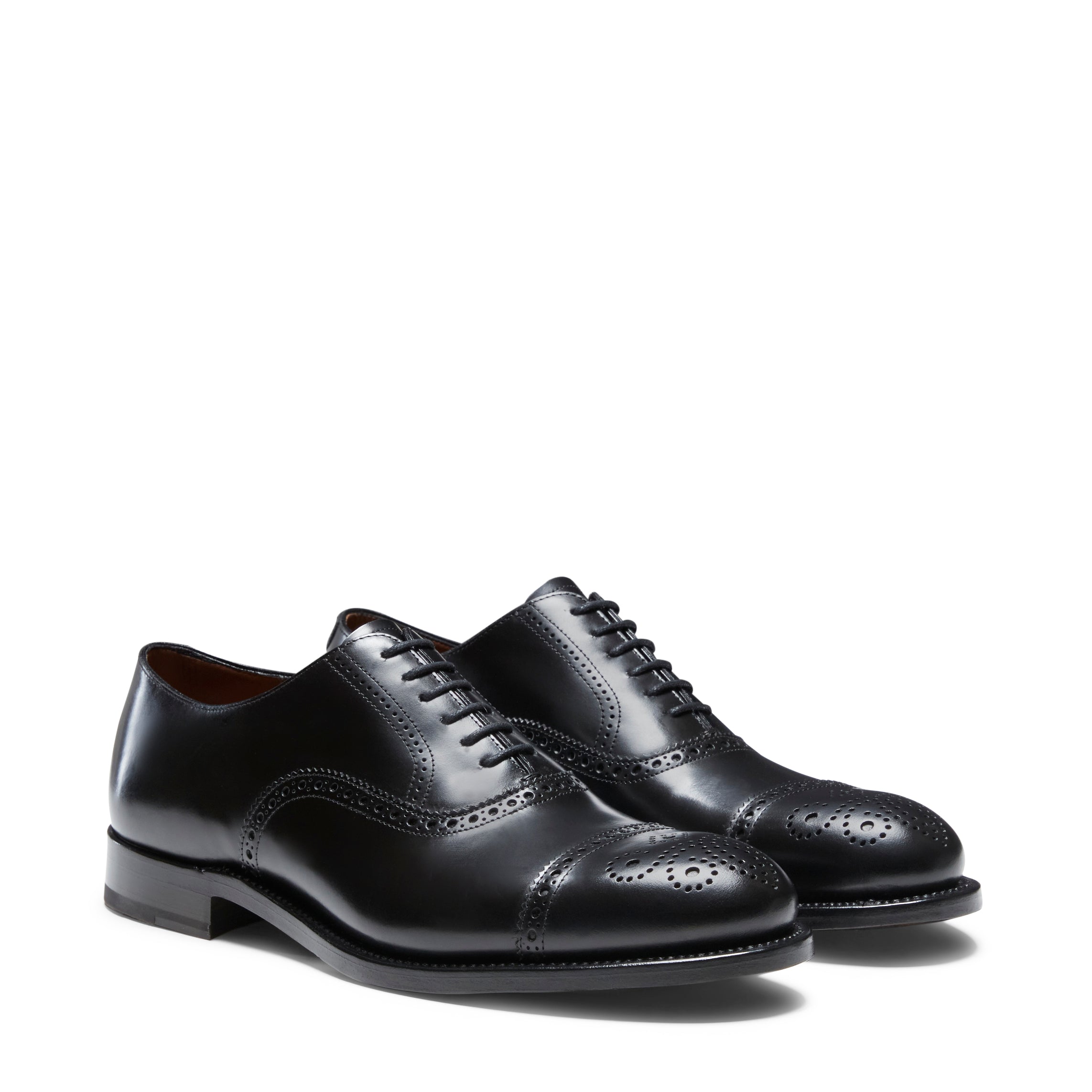 F.lli Rossetti 12860 Francesina Uomo Pelle Nero Goodyear