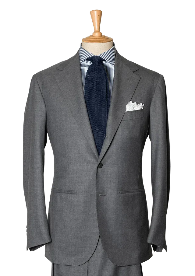 Stefano Bemer Suits SV1005 Abito Lana Grigio monopetto 44