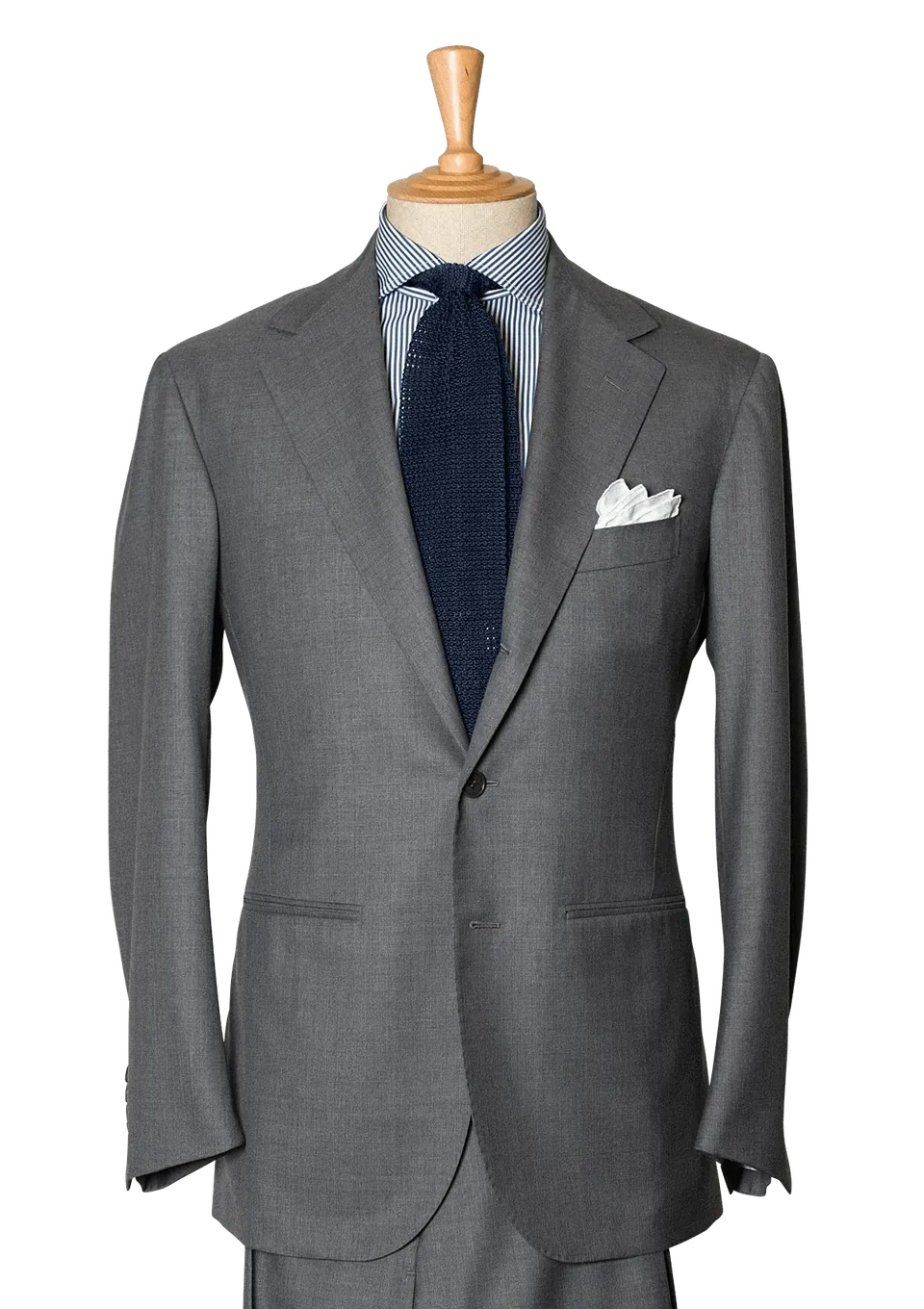 Stefano Bemer Suits SV1005 Abito Lana Grigio monopetto 44