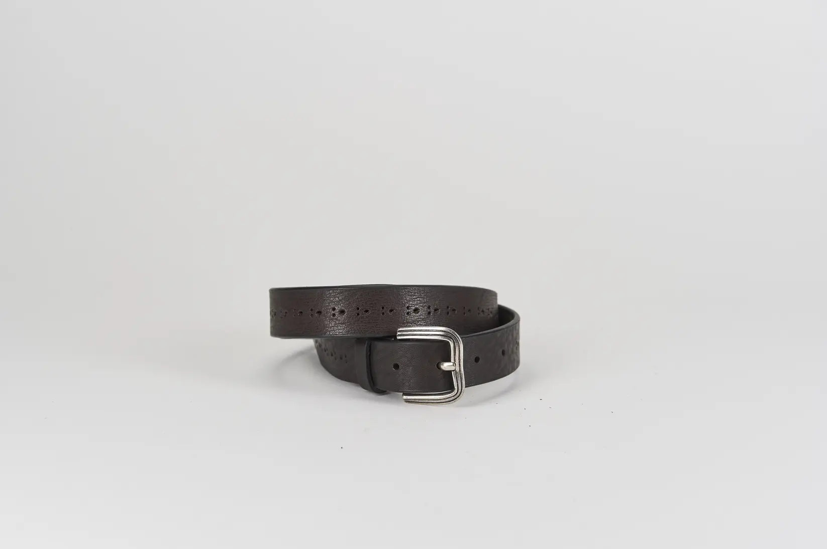 Sandro Barbera & Figli 004 cintura moro cuoio XS 100 cm unisex