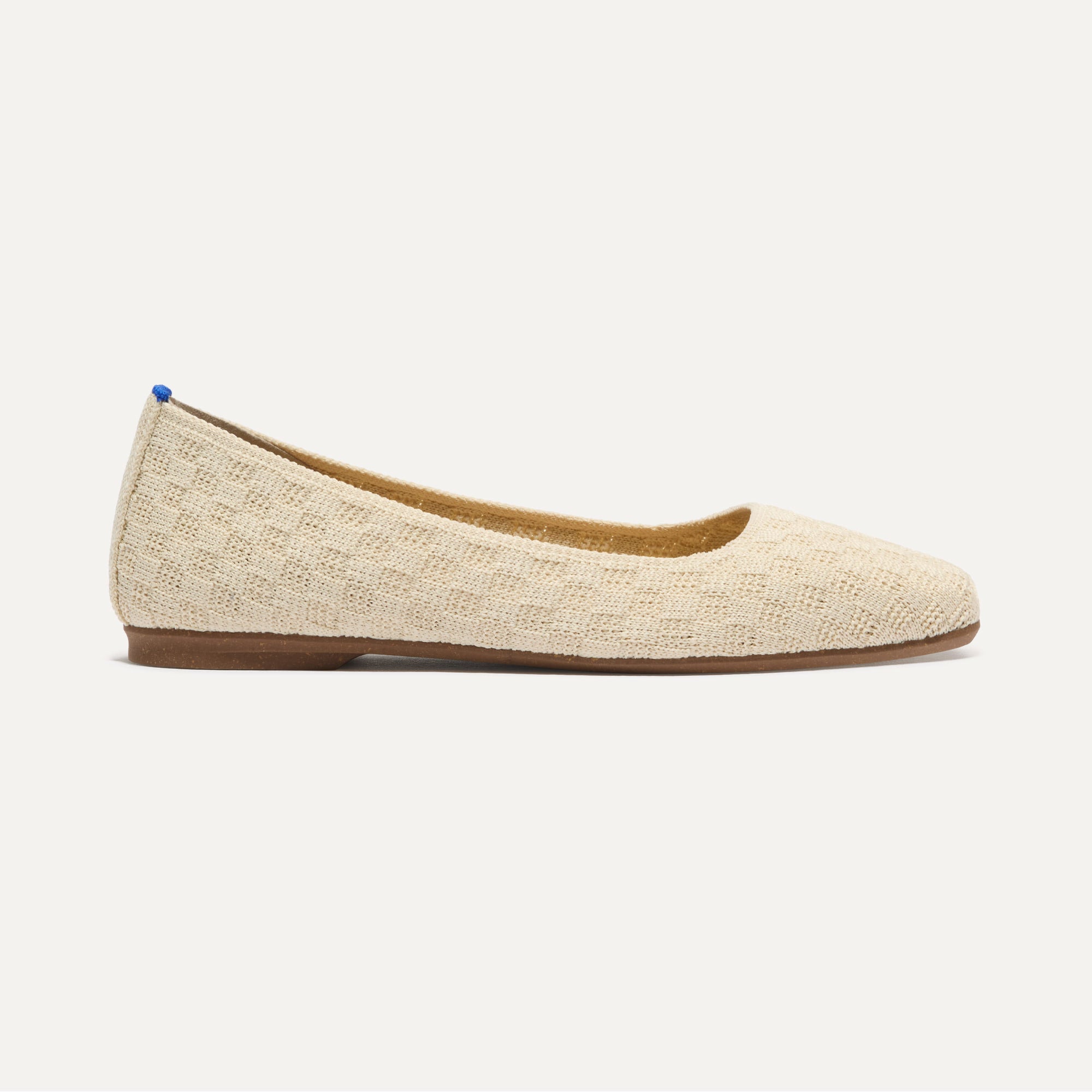 Rothy's The Max Square ballerine avorio Conch punta quadrata