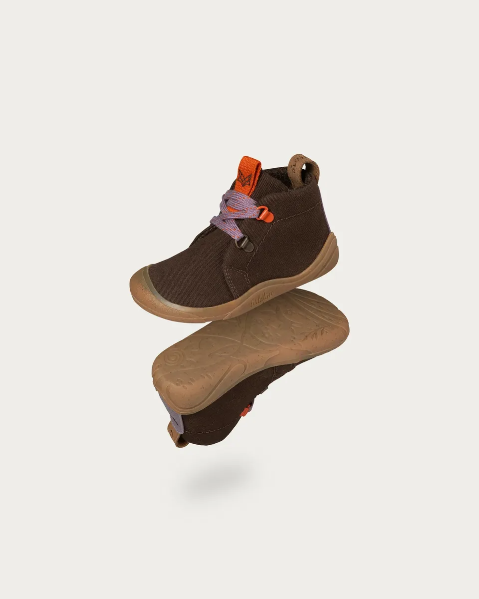 Wildling Shoes Tejo chocolate stivaletti bimbo caldi idrorepellenti