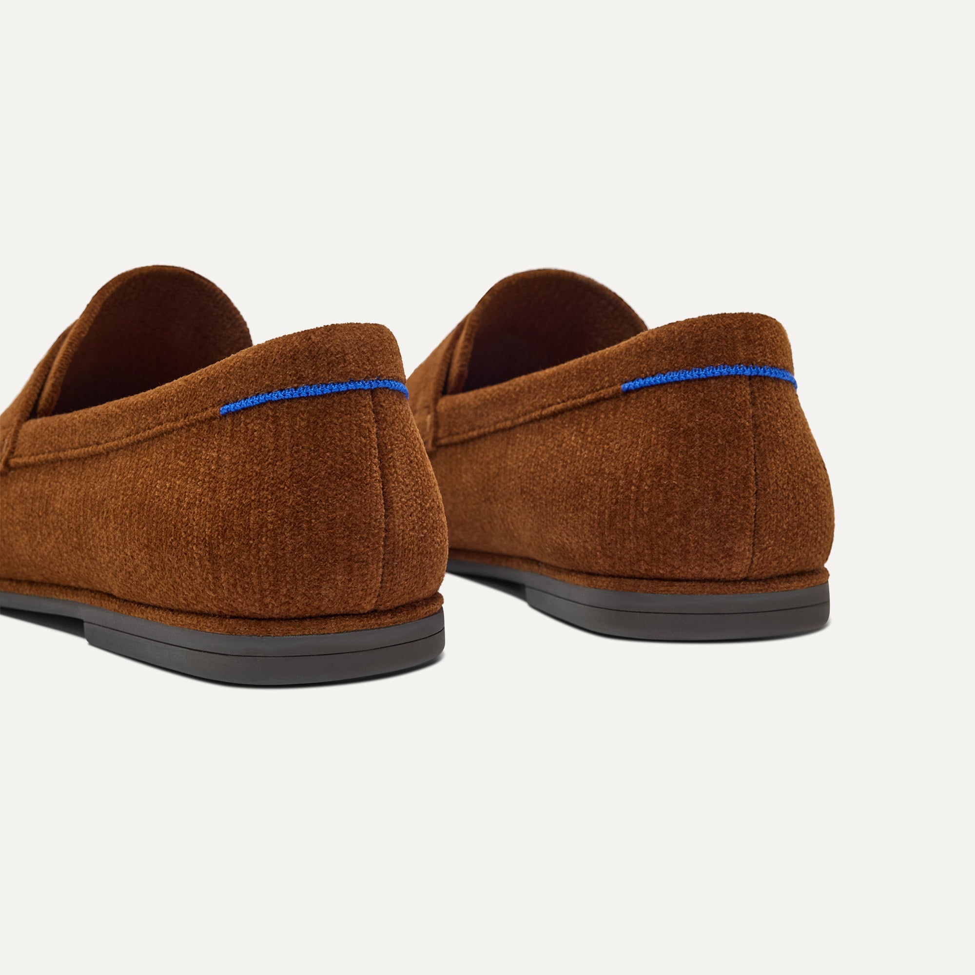 Rothy's The Ravello Penny Loafer mocassini uomo marrone scamosciato
