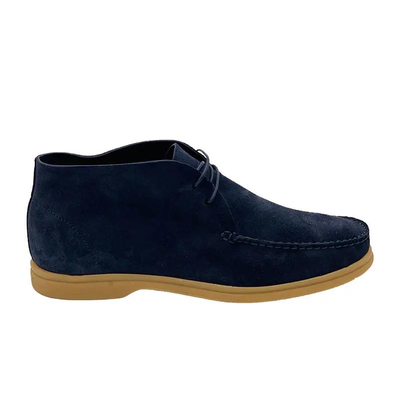 Sandro Barbera Cobo Polacchino Uomo Blu EU 46 in Pelle