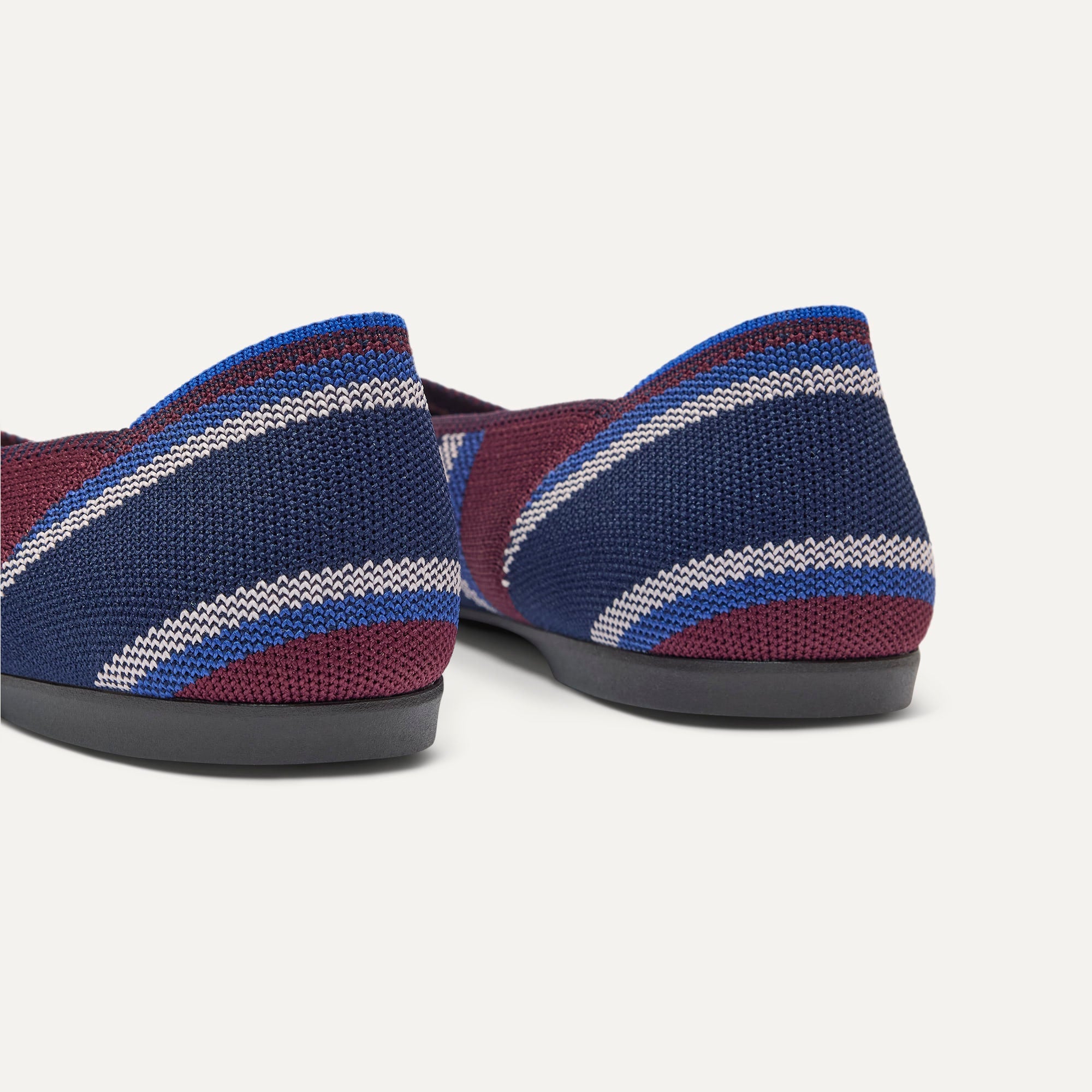 Rothy's The Daily Flat ballerine Fig Stripe maglia comoda