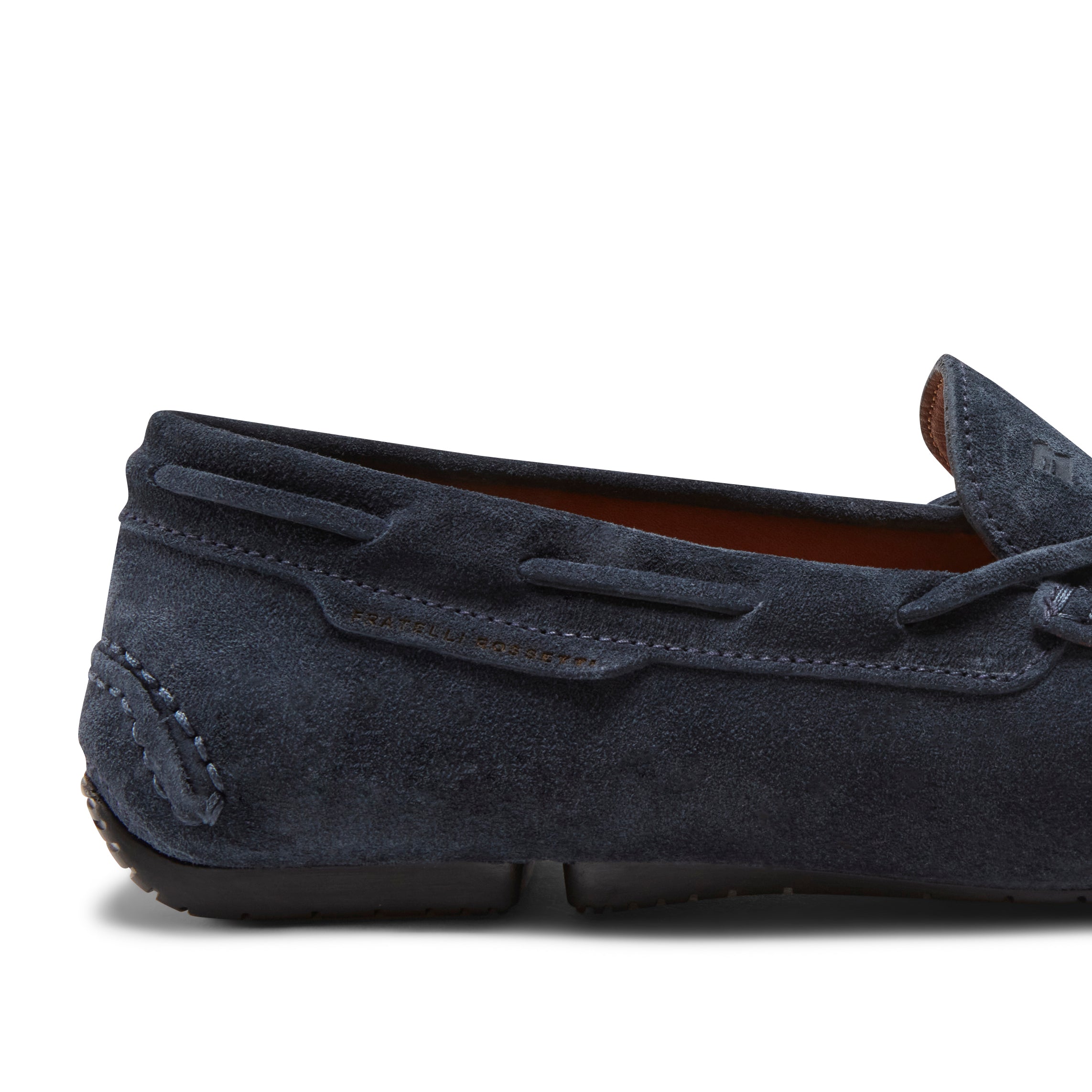 F.lli Rossetti 28138 mocassino Driver suede blu marine