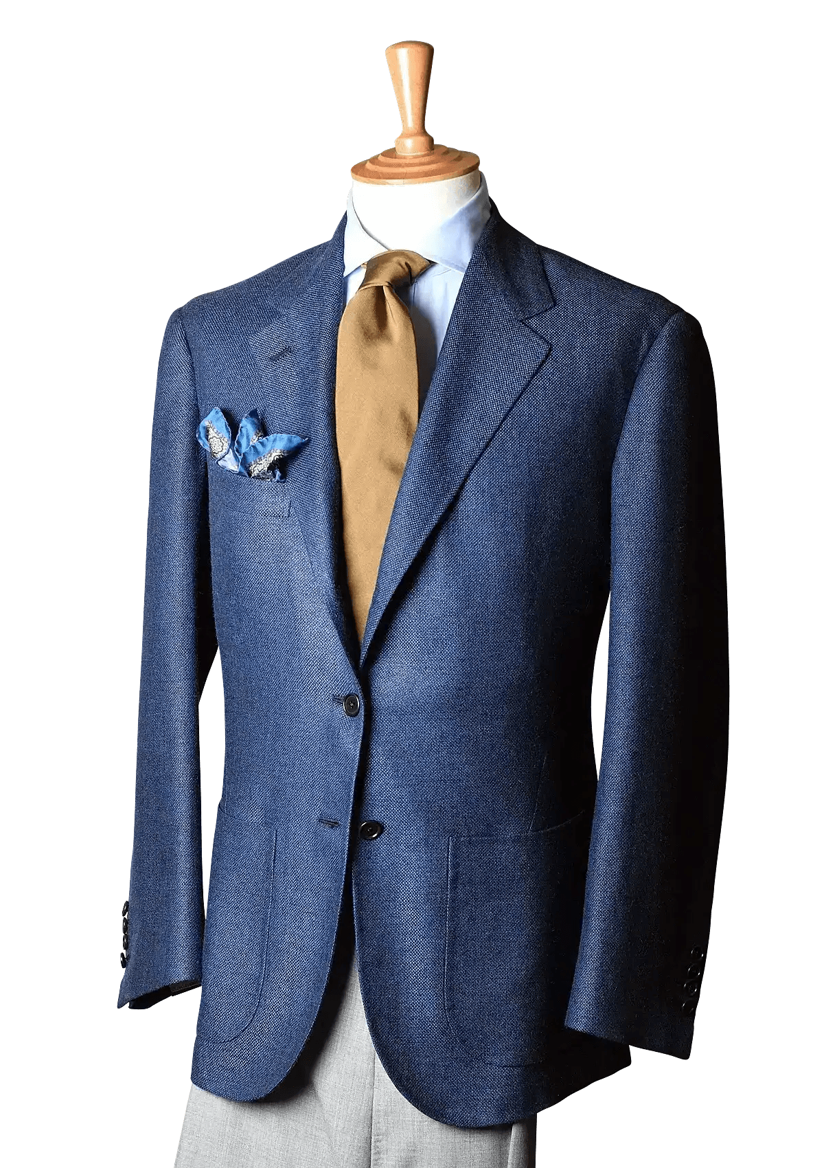 Stefano Bemer Blazers SV2015 blazer seta azzurro 50