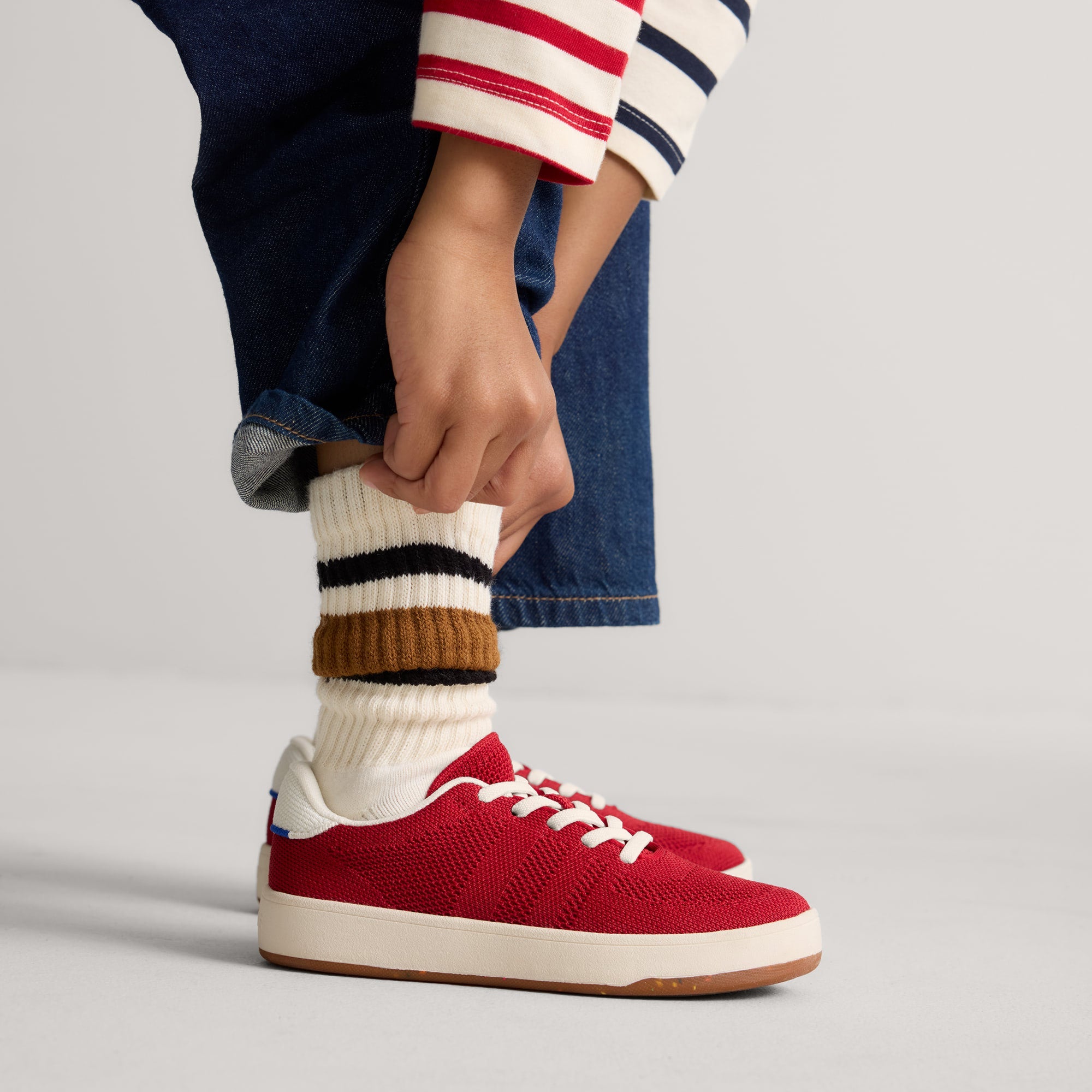 Rothy's Kids Stretch Sneaker scarpe Firecracker rosso