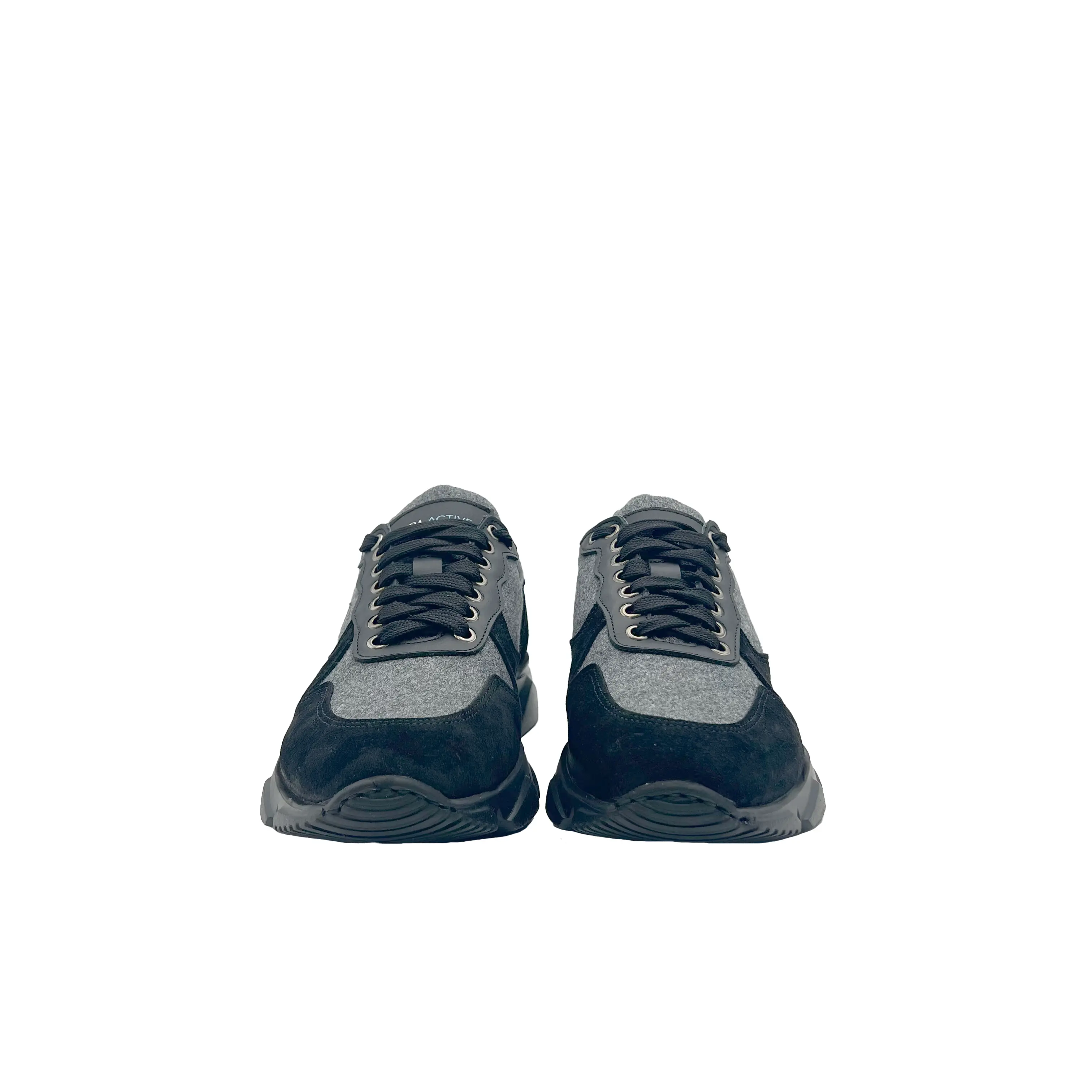 Sandro Barbera Wooly City Run sneaker grigio lana merino
