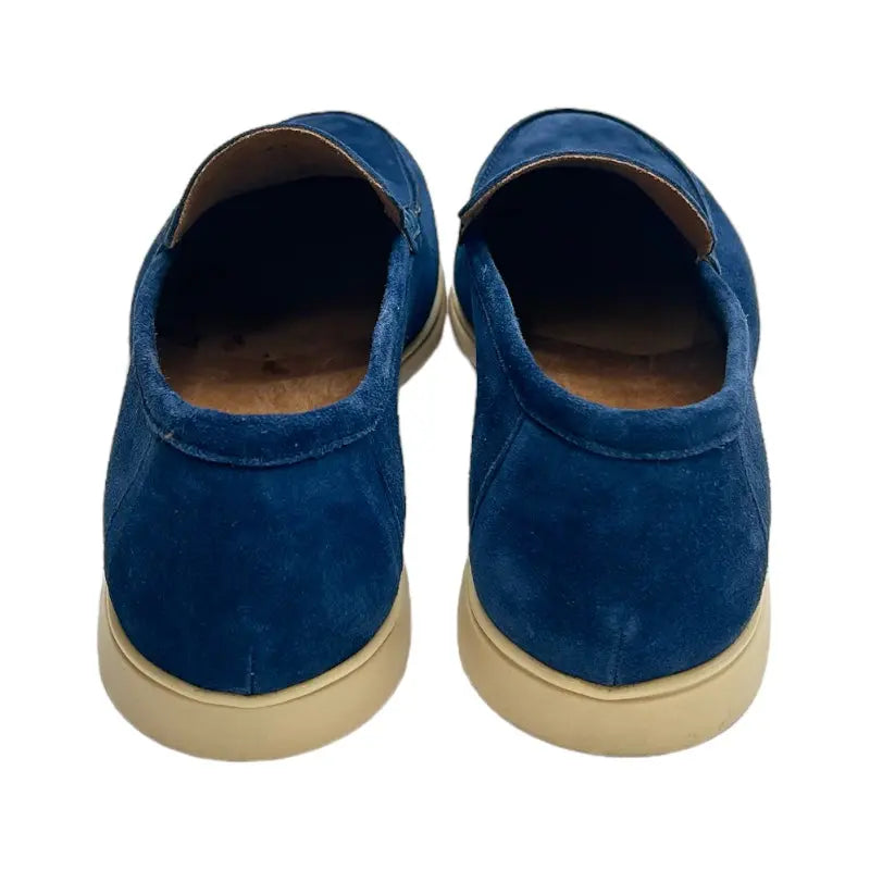 Sandro Barbera 5780 Cam Blu loafer blu scamosciato