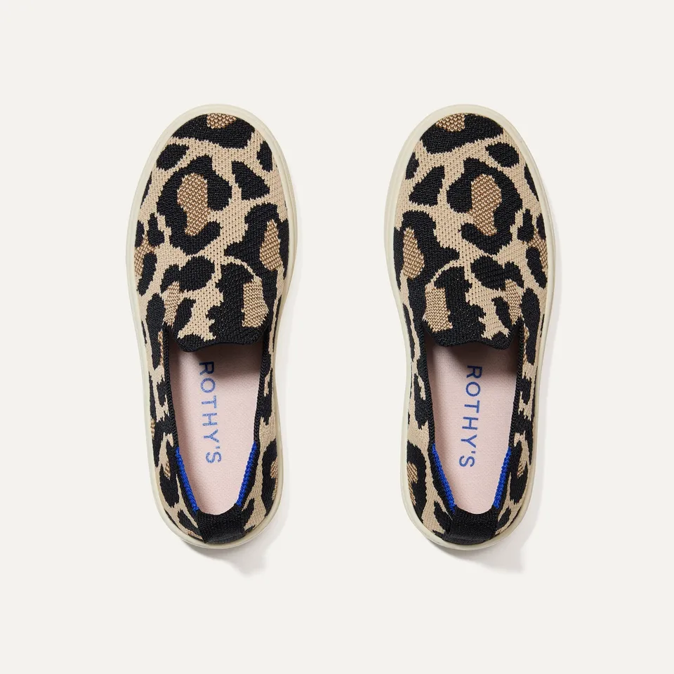 Rothy's The Kids Sneaker scarpe bimba Desert Cat leopardo
