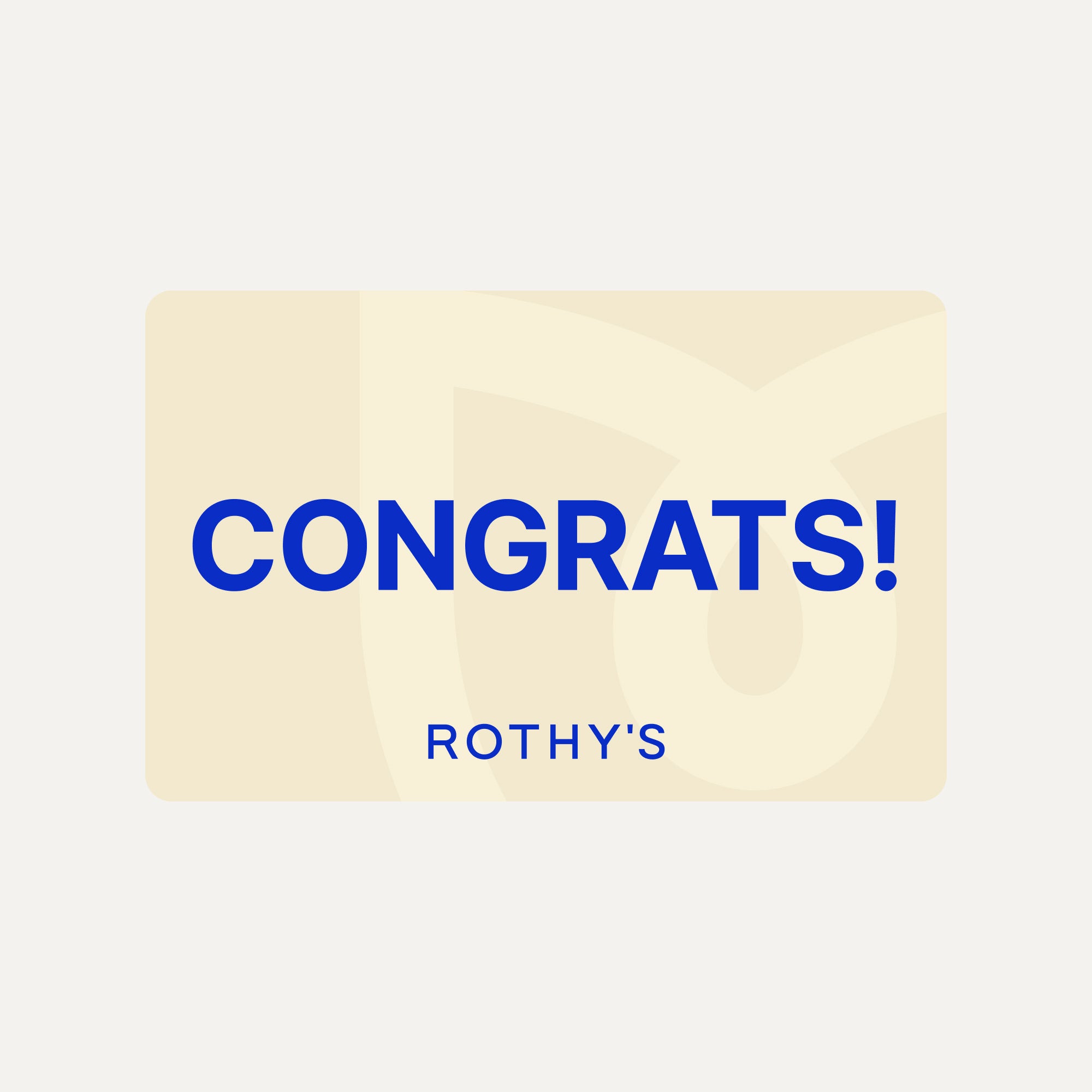 Rothy's Virtual Gift Card buono regalo virtuale email