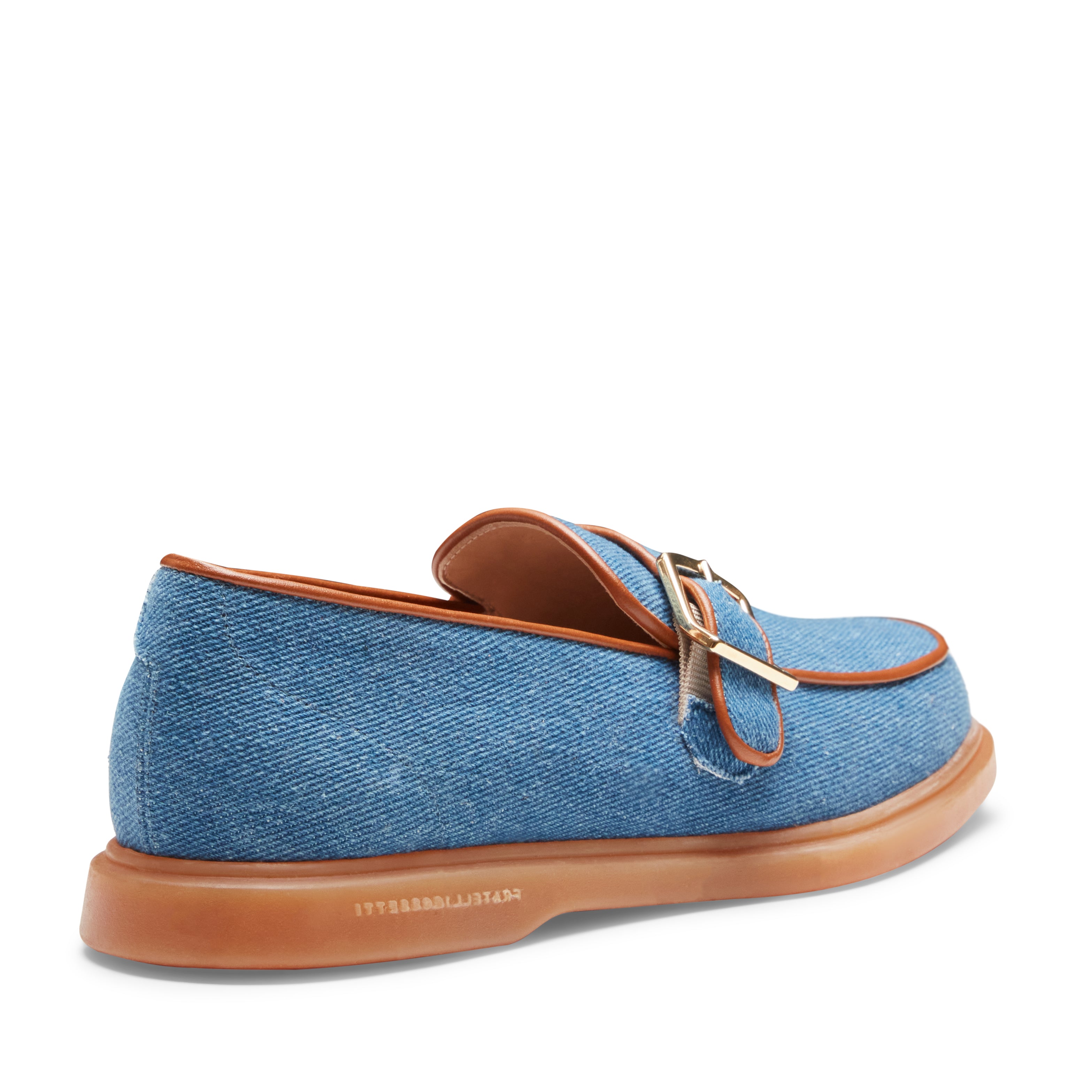F.lli Rossetti 68224 mocassino denim blu Cina