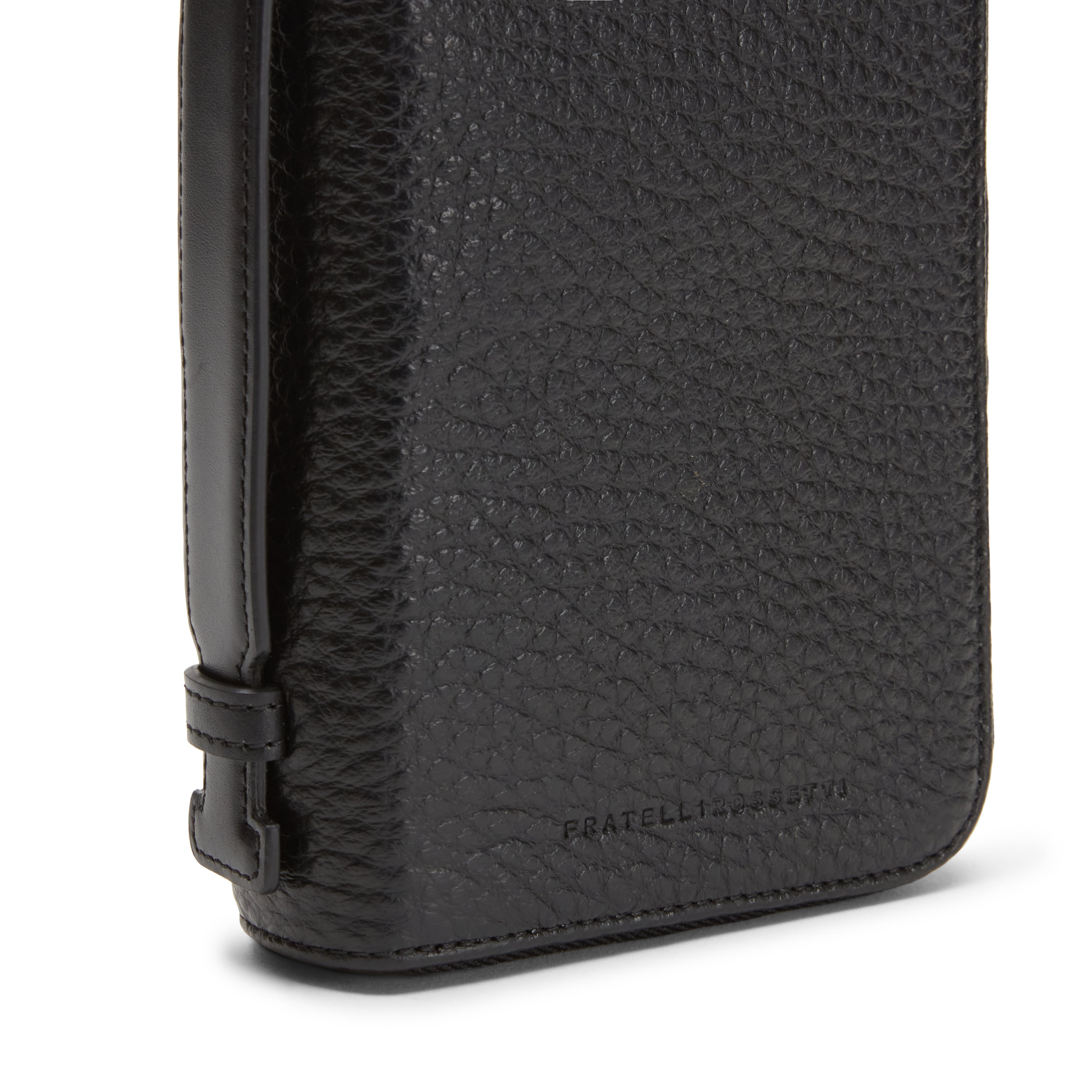 F.lli Rossetti Organizer Uomo Pelle Nero Doppia Zip