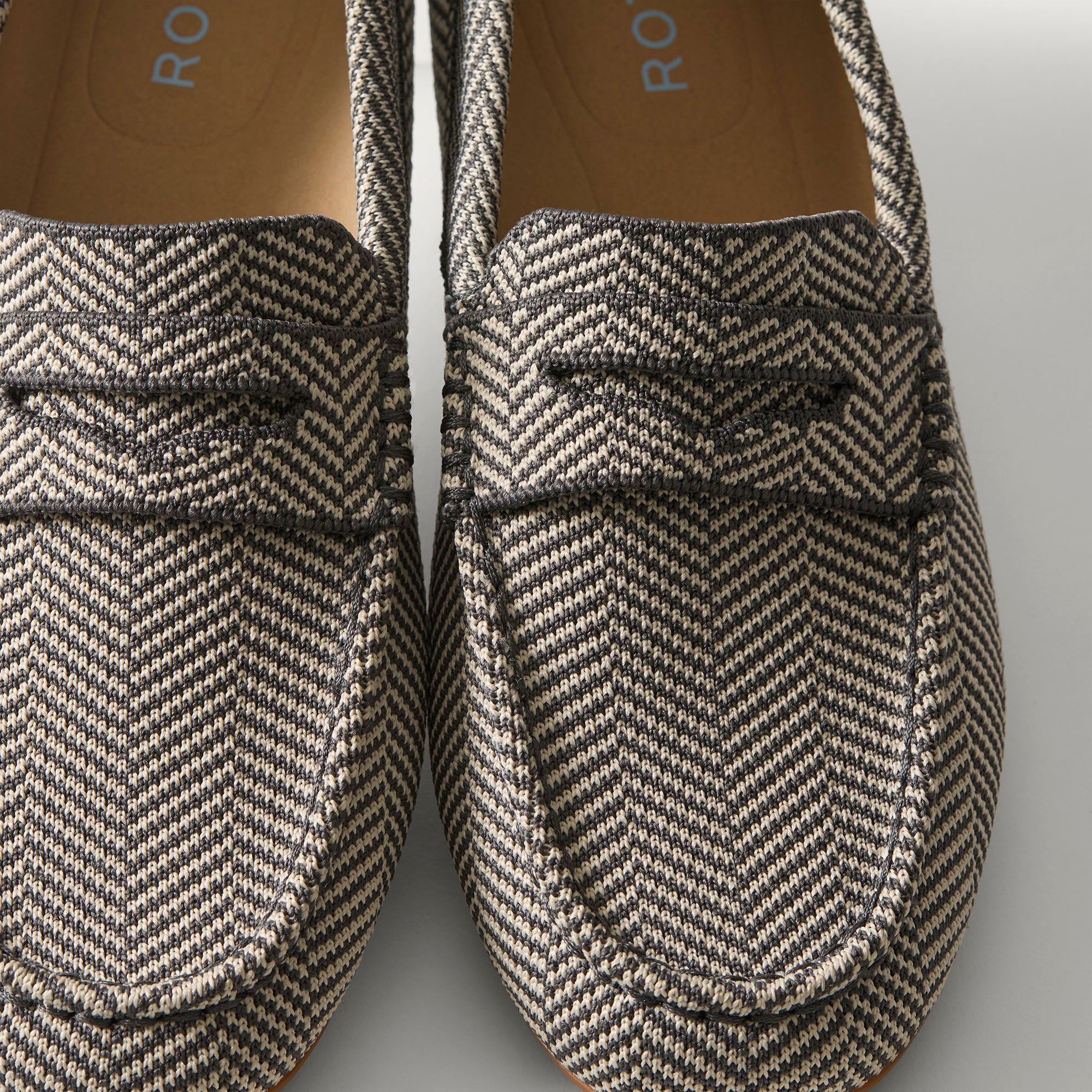 Rothy's The Daily Driver mocassini donna Iron Herringbone maglia